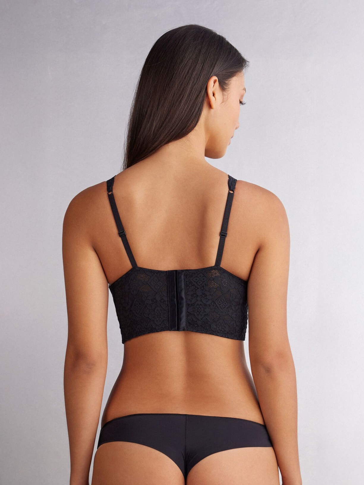 Sutiã Balconette Asia Em Renda Preto Intimissimi