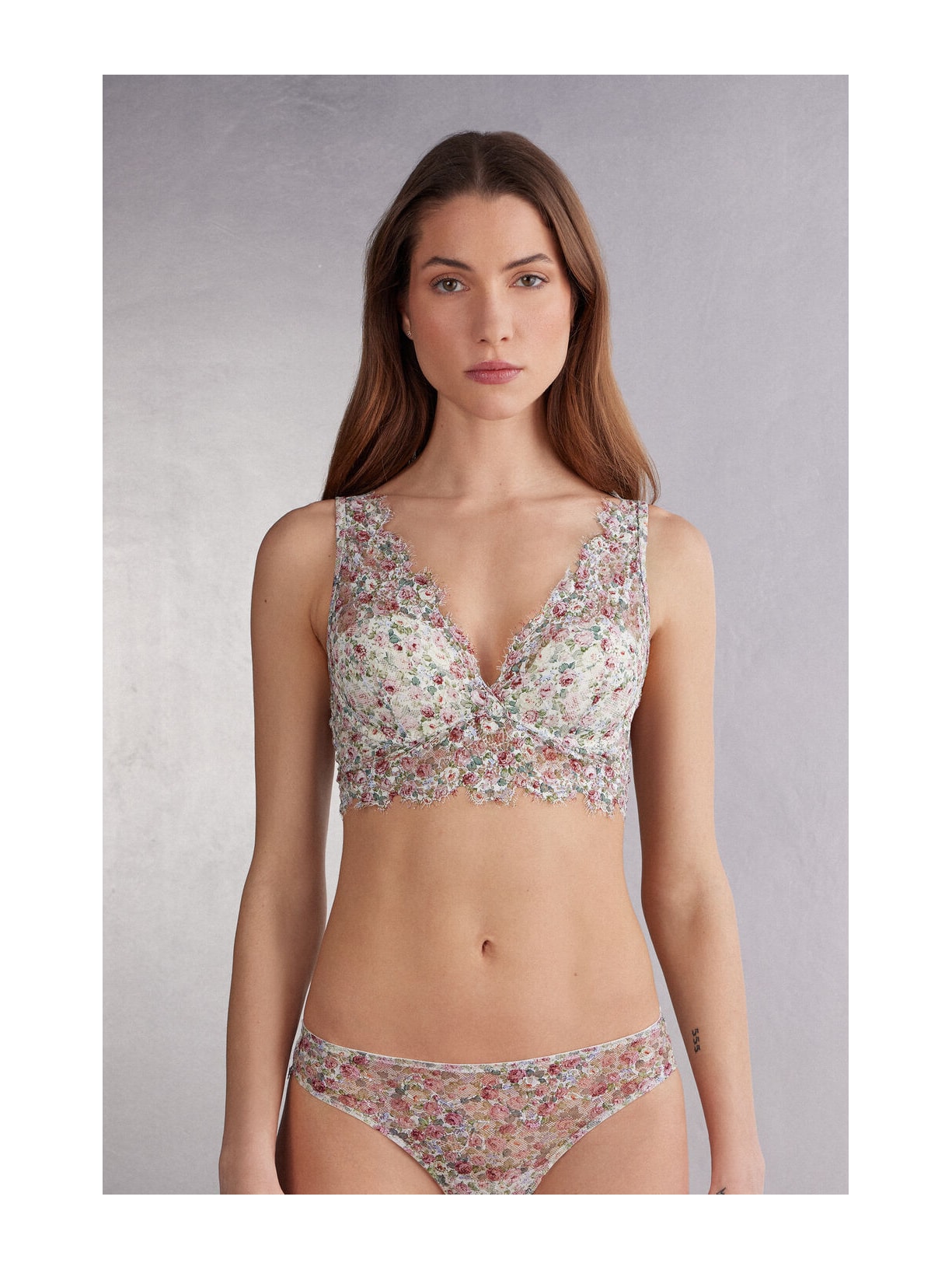 Sutiã Balconette Asia Floral Romance Rosa Intimissimi