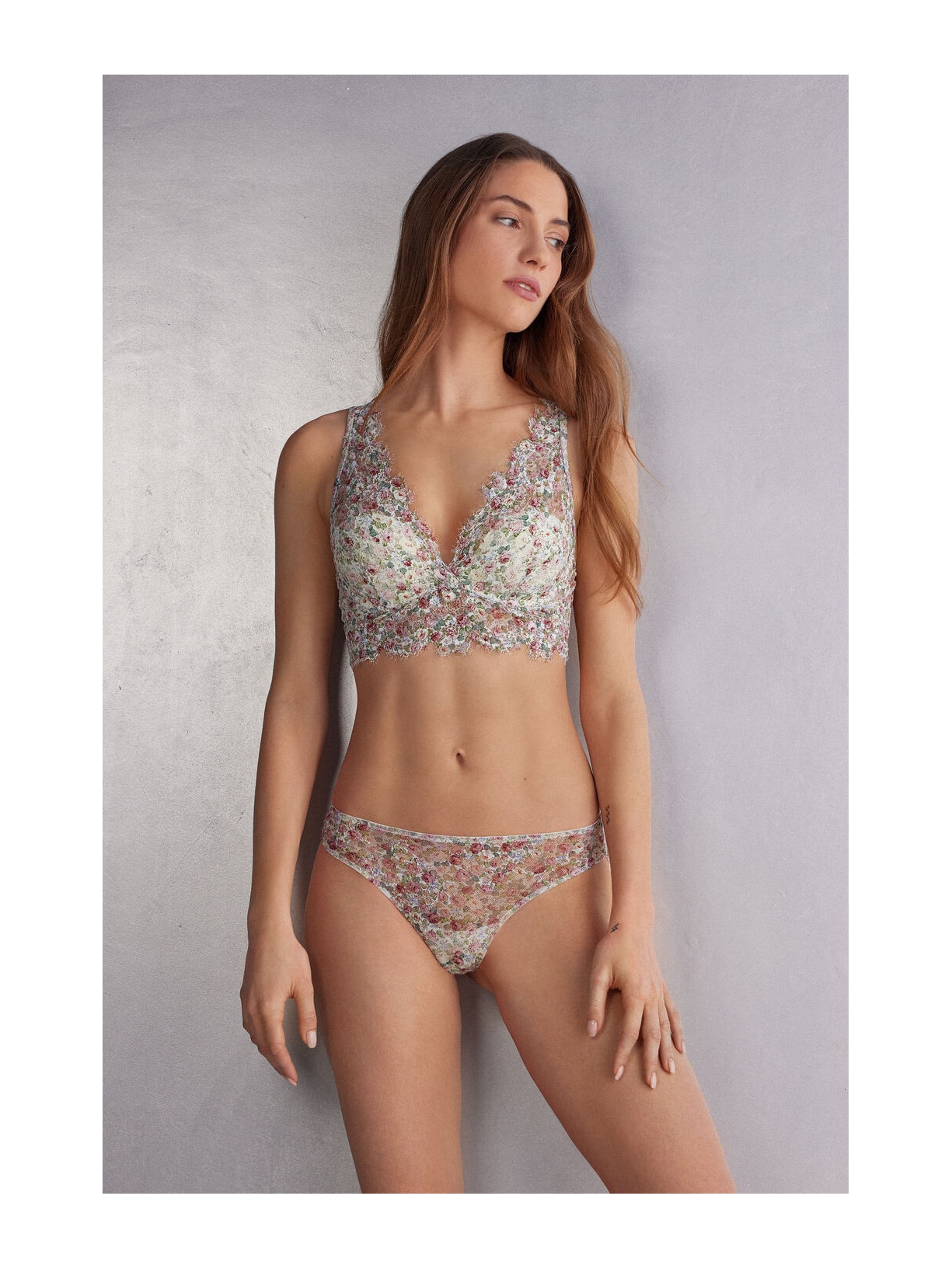 Sutiã Balconette Asia Floral Romance Rosa Intimissimi