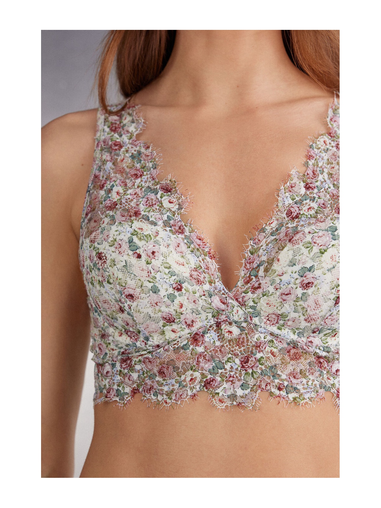 Sutiã Balconette Asia Floral Romance Rosa Intimissimi