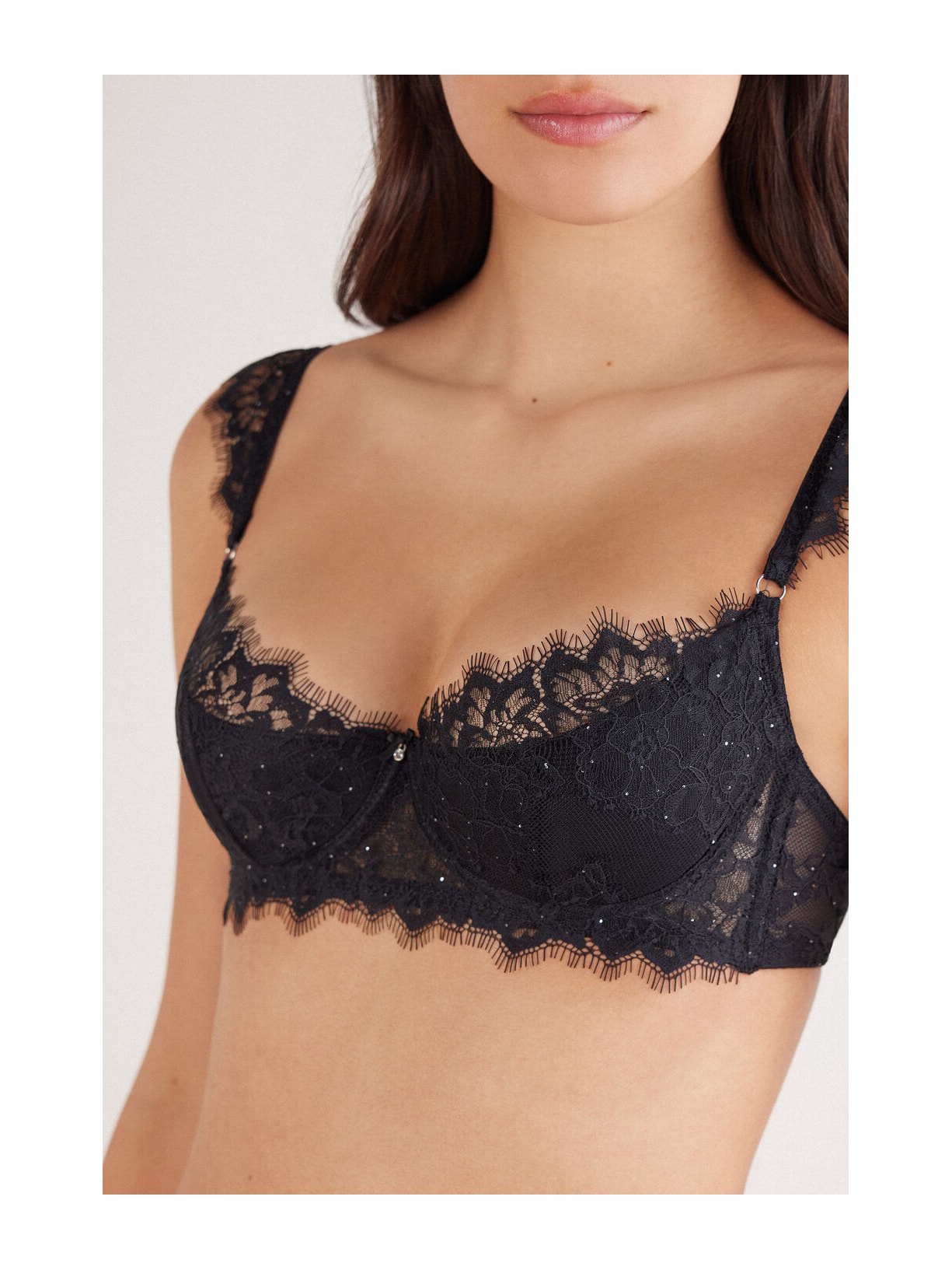 Sutiã Balconette Carioca Glimmer Of Pleasure Preto Intimissimi