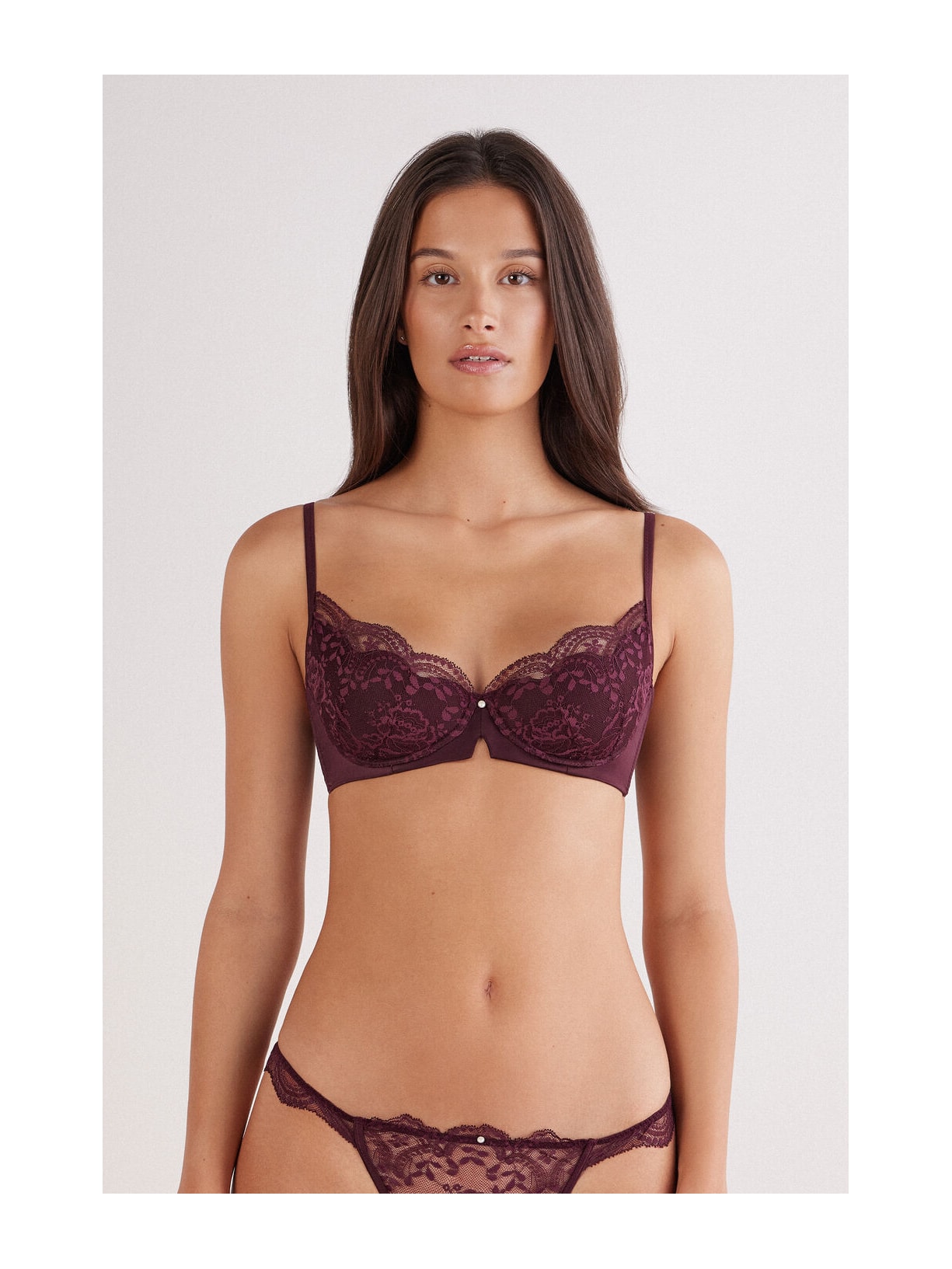 Sutiã Balconette Carioca La Vie En Rose Bordô Intimissimi