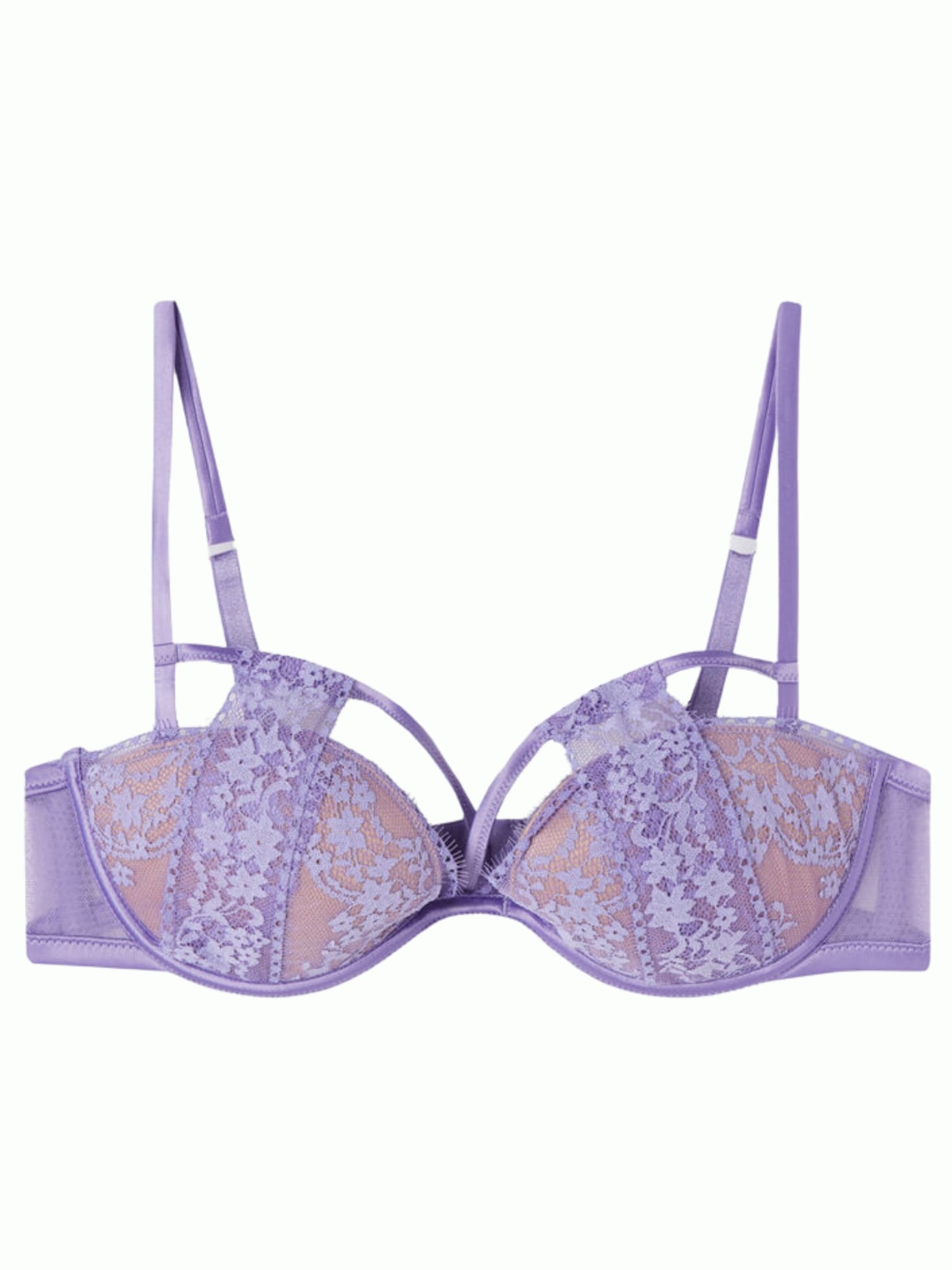 Sutiã Balconette Com Enchimento Secret Party - Roxo
