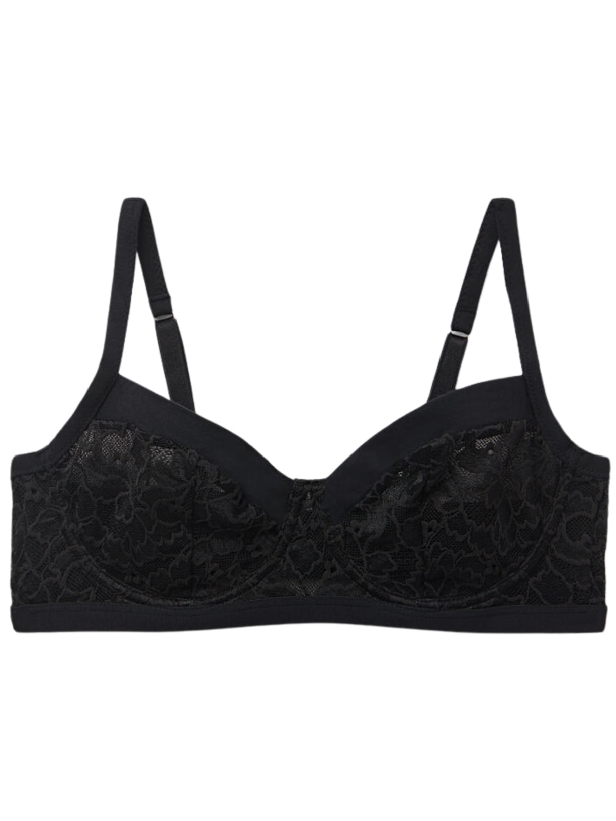 Sutiã Balconette Daniela Delicate Pieces - Preto
