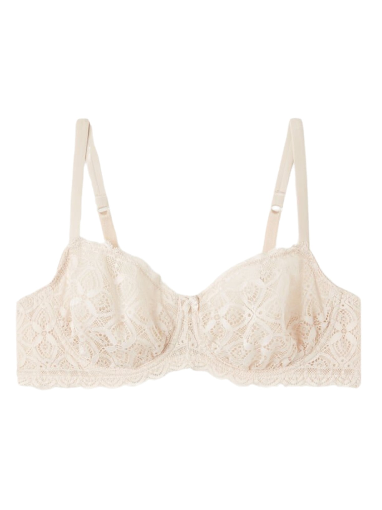 Sutiã Balconette Daniela Em Renda - Off-White