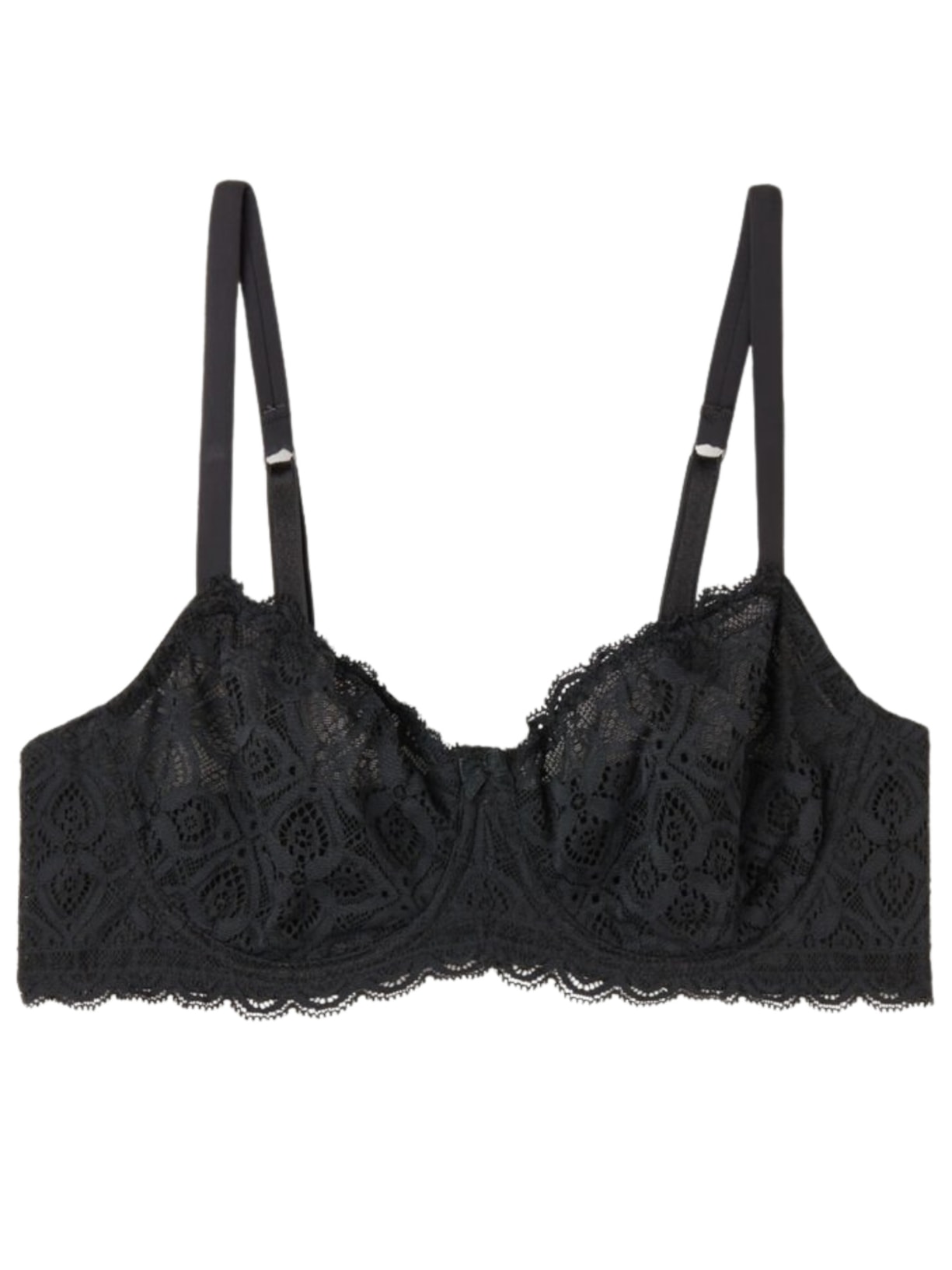 Sutiã Balconette Daniela Em Renda - Preto