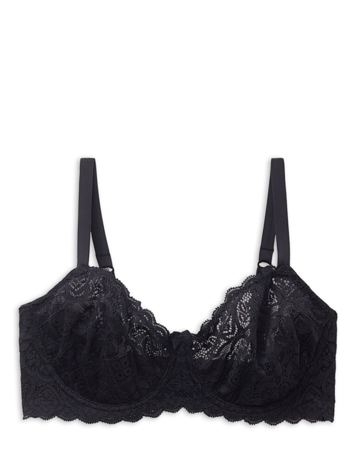 Sutiã Balconette Daniela Em Renda - Preto