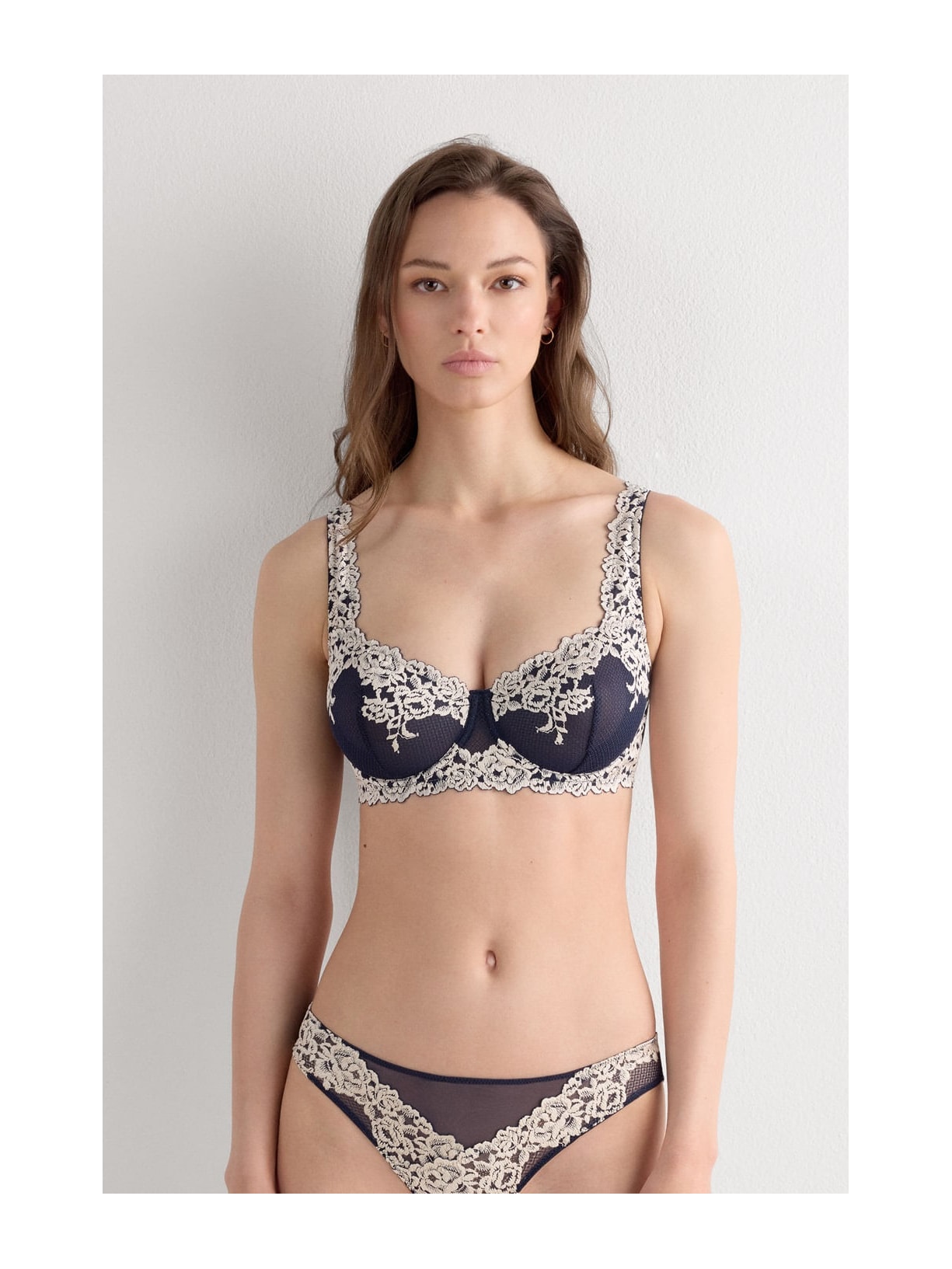 Sutiã Balconette Daniela Pretty Flowers Azul Intimissimi