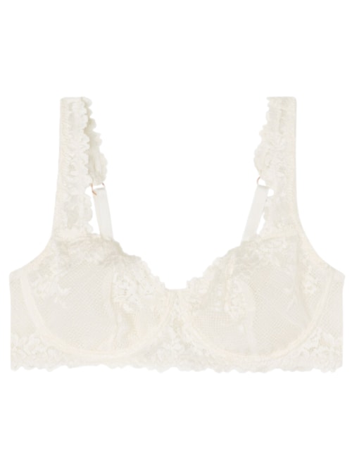 Sutiã Balconette Daniela Pretty Flowers - Marfim