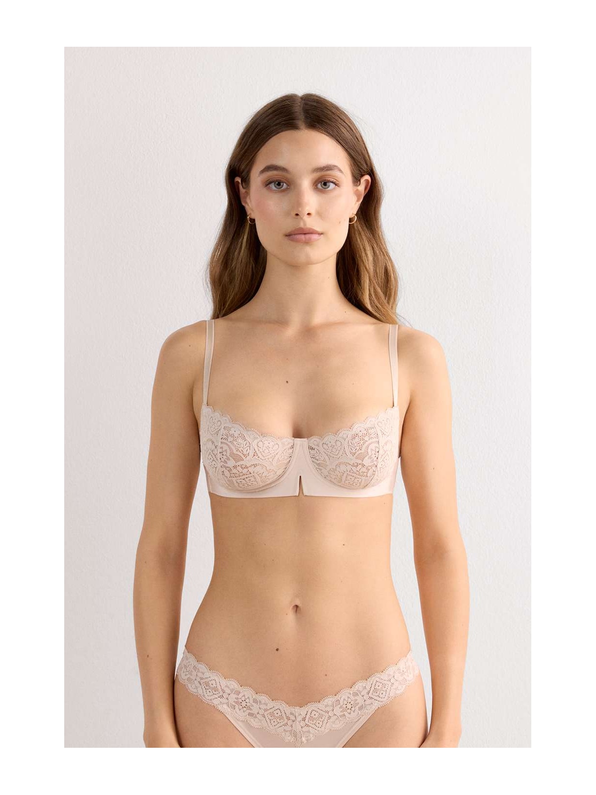 Sutiã Balconette Denise Em Renda Off-White Intimissimi