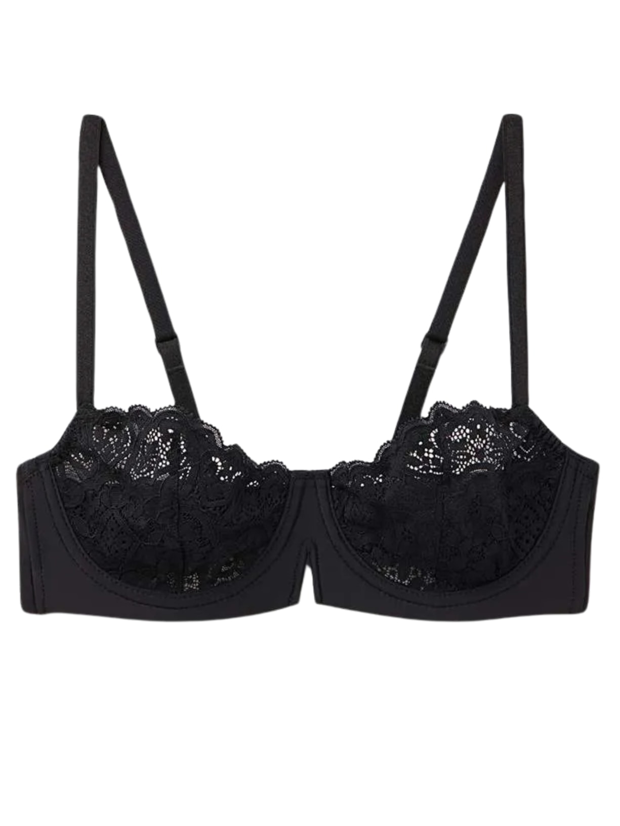 Sutiã Balconette Denise Em Renda Preto Intimissimi