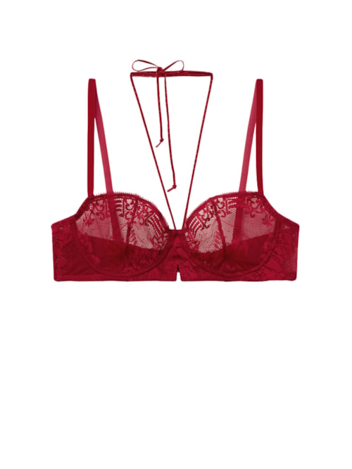 Sutiã Balconette Denise La Femme Fatale - Vermelho