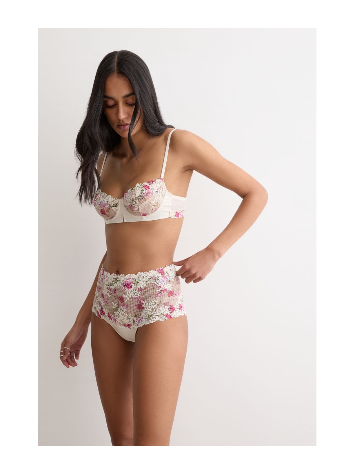 Sutiã Balconette Denise Pretty Flowers Rosa Intimissimi