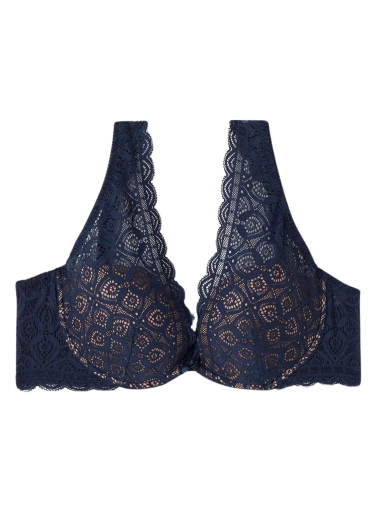 Sutiã Balconette Elena Em Renda - Azul