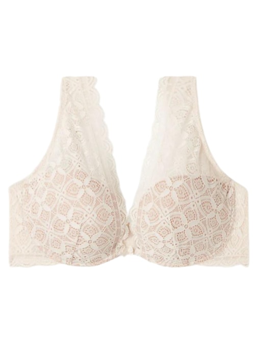 Sutiã Balconette Elena Em Renda - Off-White