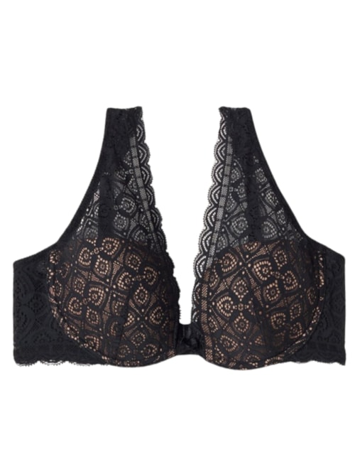 Sutiã Balconette Elena Em Renda - Preto