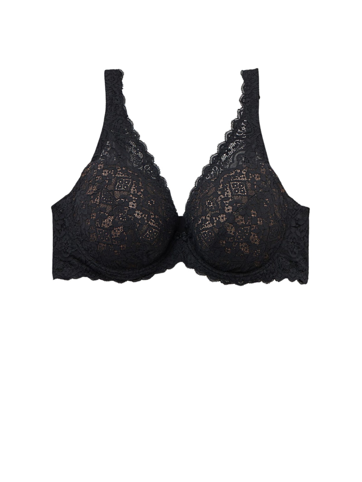 Sutiã Balconette Elena Em Renda Preto Intimissimi