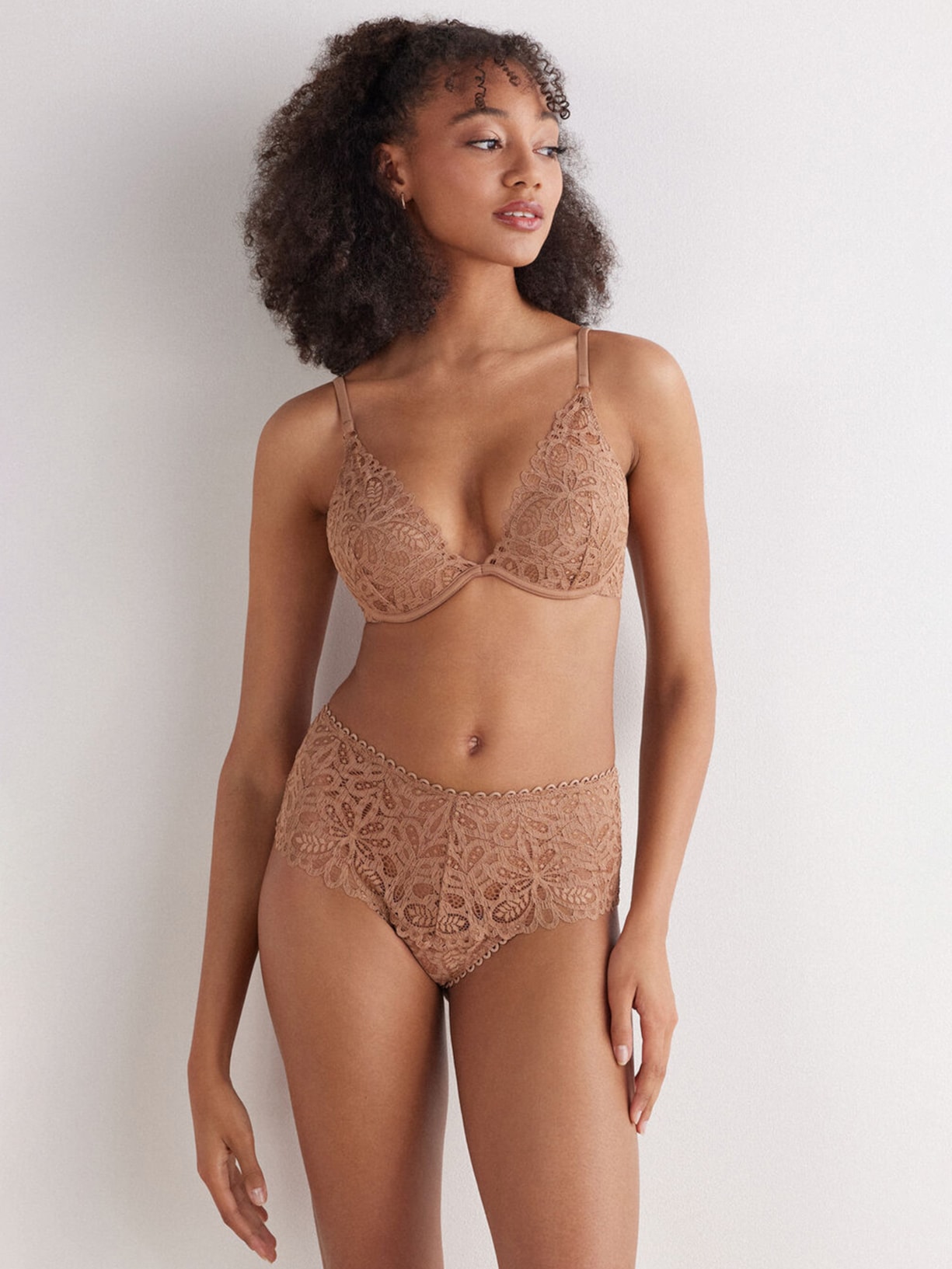 Sutiã Balconette Elena Italian Riviera Marrom Intimissimi