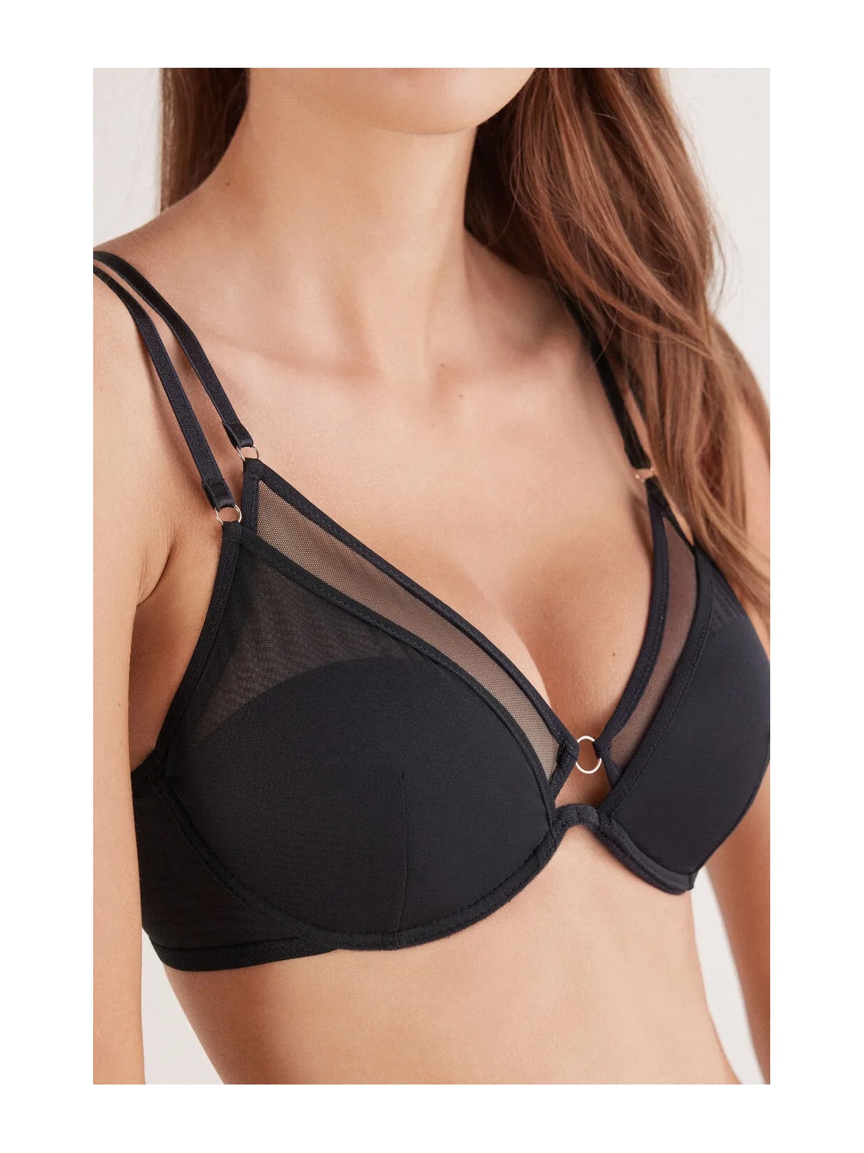 Sutiã Balconette Elena Modern Attitude Preto Intimissimi