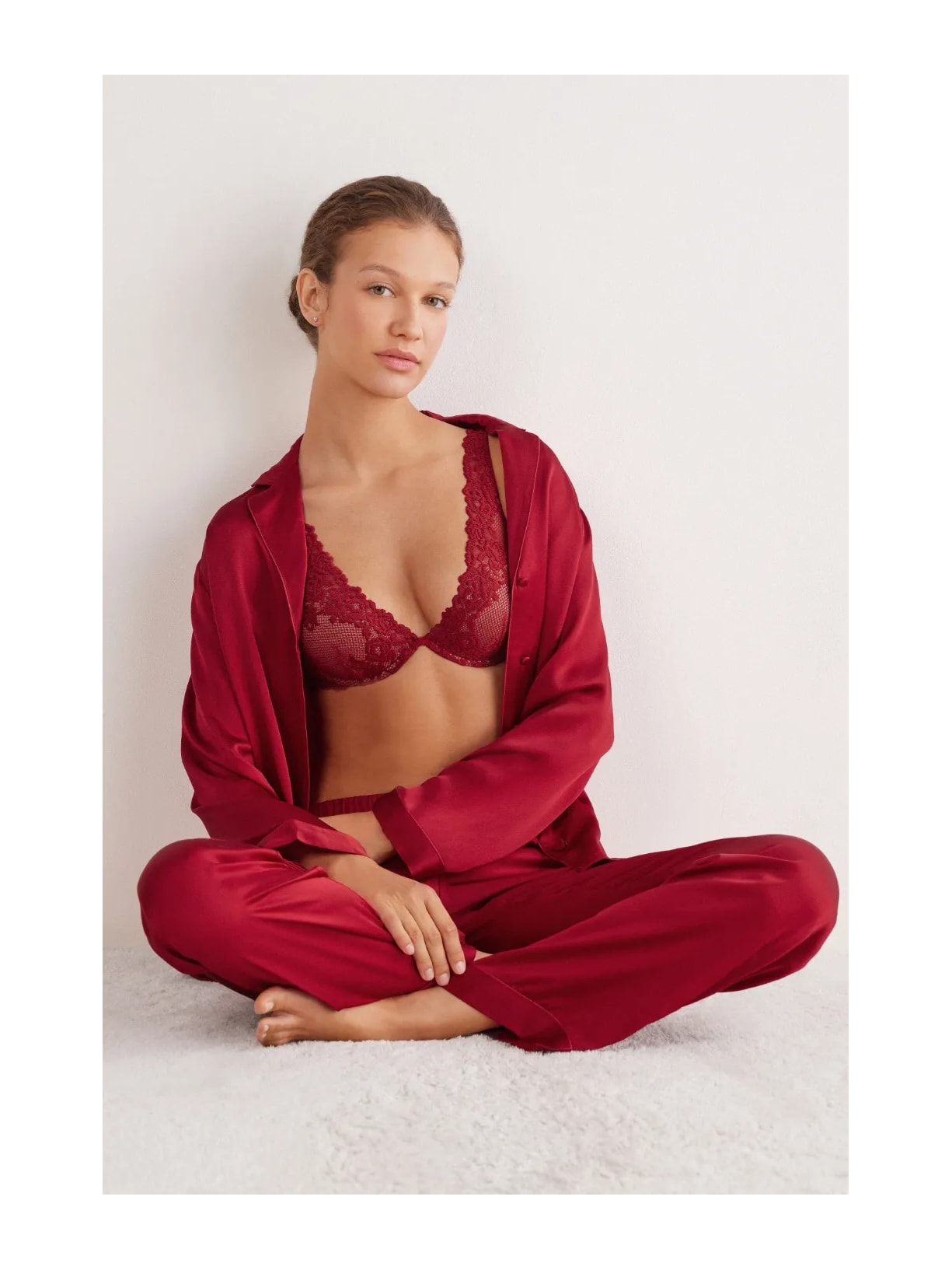 Sutiã Balconette Elena Pretty Flowers Vermelho Intimissimi