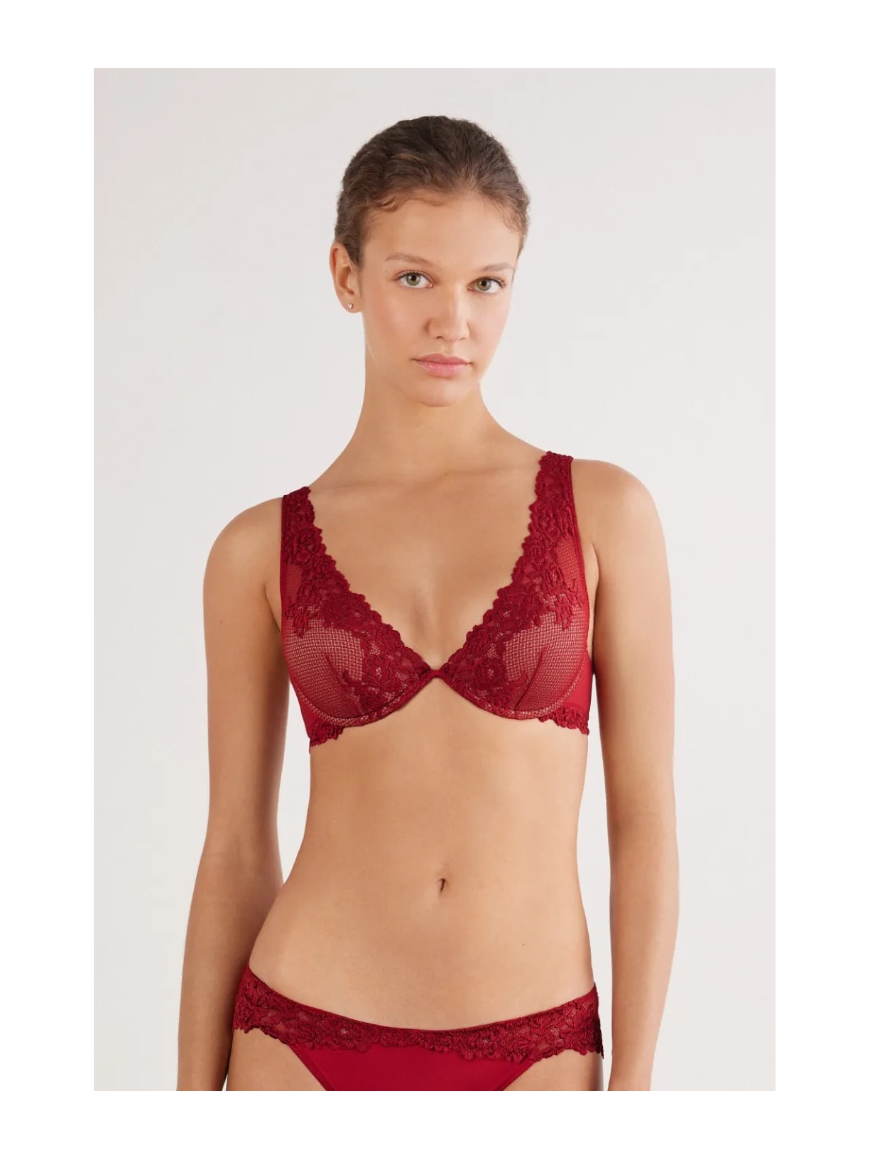 Sutiã Balconette Elena Pretty Flowers Vermelho Intimissimi