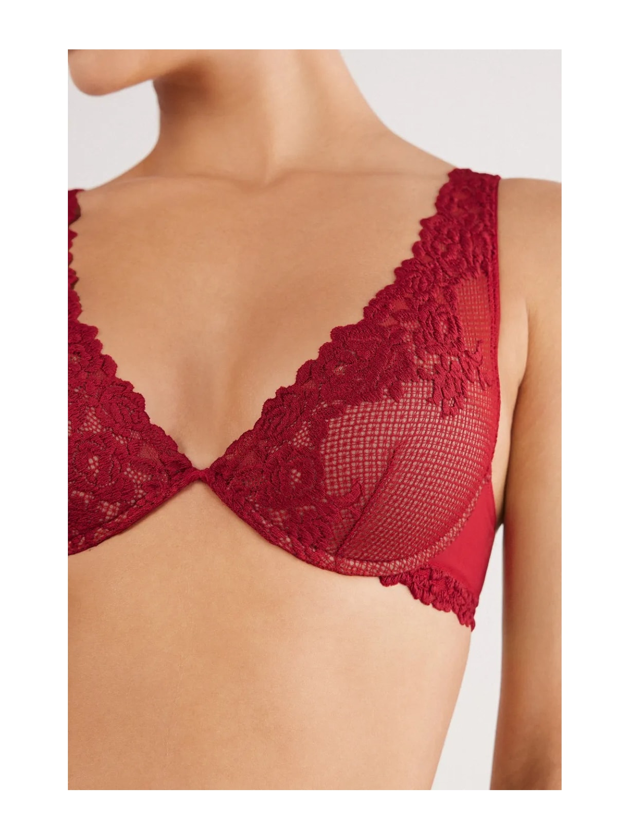 Sutiã Balconette Elena Pretty Flowers Vermelho Intimissimi