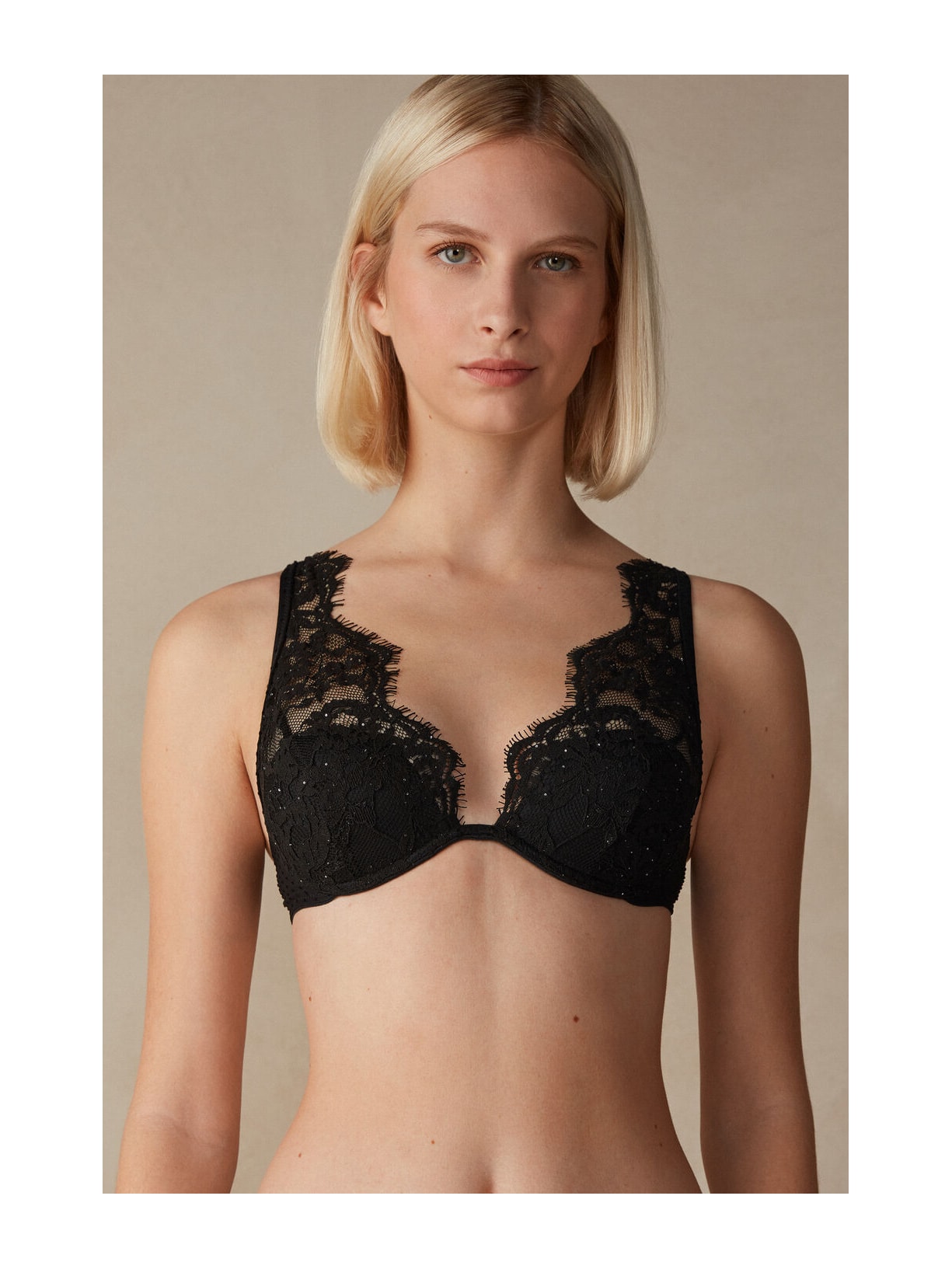 Sutiã Balconette Elena Time To Shine Preto Intimissimi