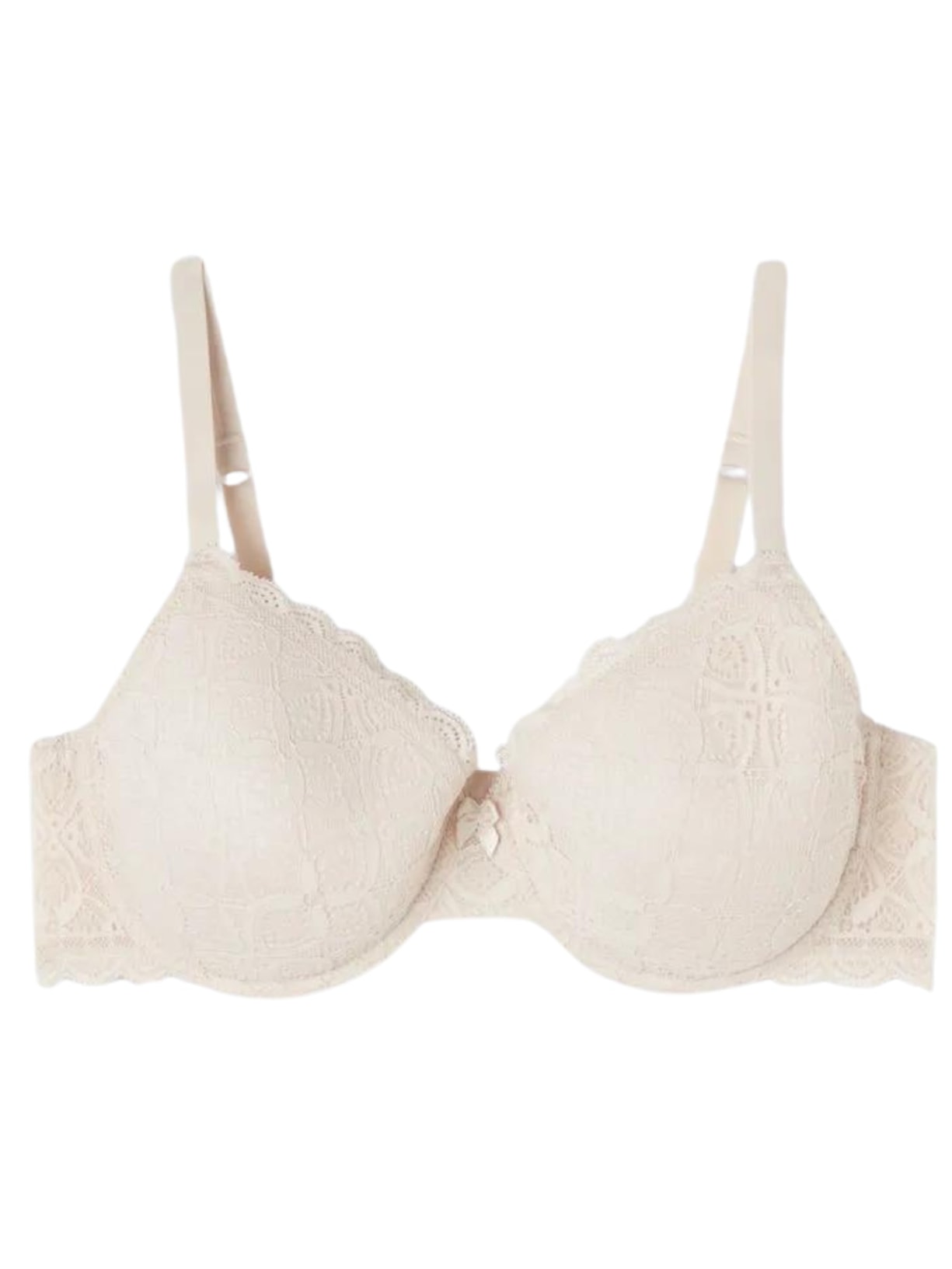 Sutiã Balconette Francesca Em Renda - Off-White