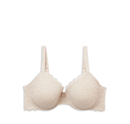 Sutiã Balconette Francesca Em Renda - Off-White