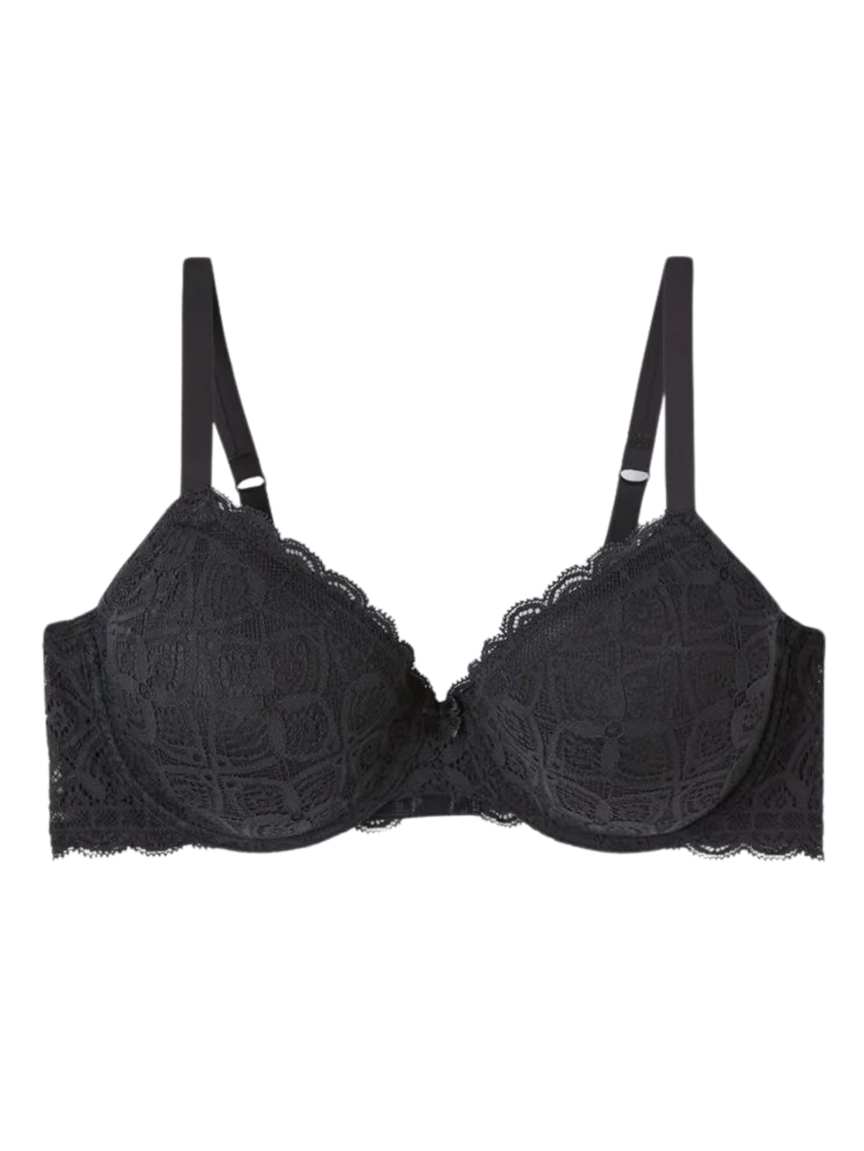 Sutiã Balconette Francesca Em Renda - Preto