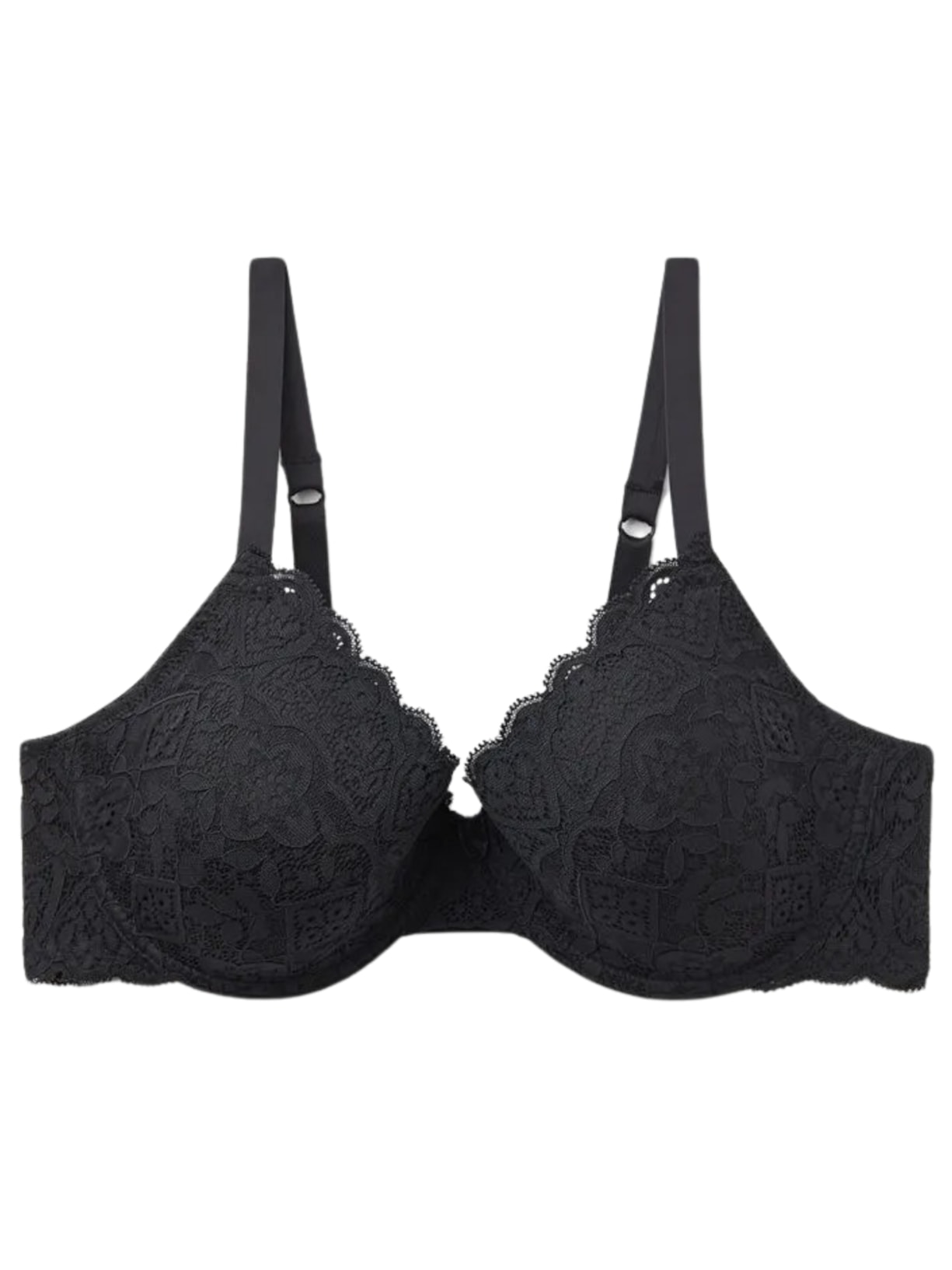 Sutiã Balconette Francesca Em Renda - Preto