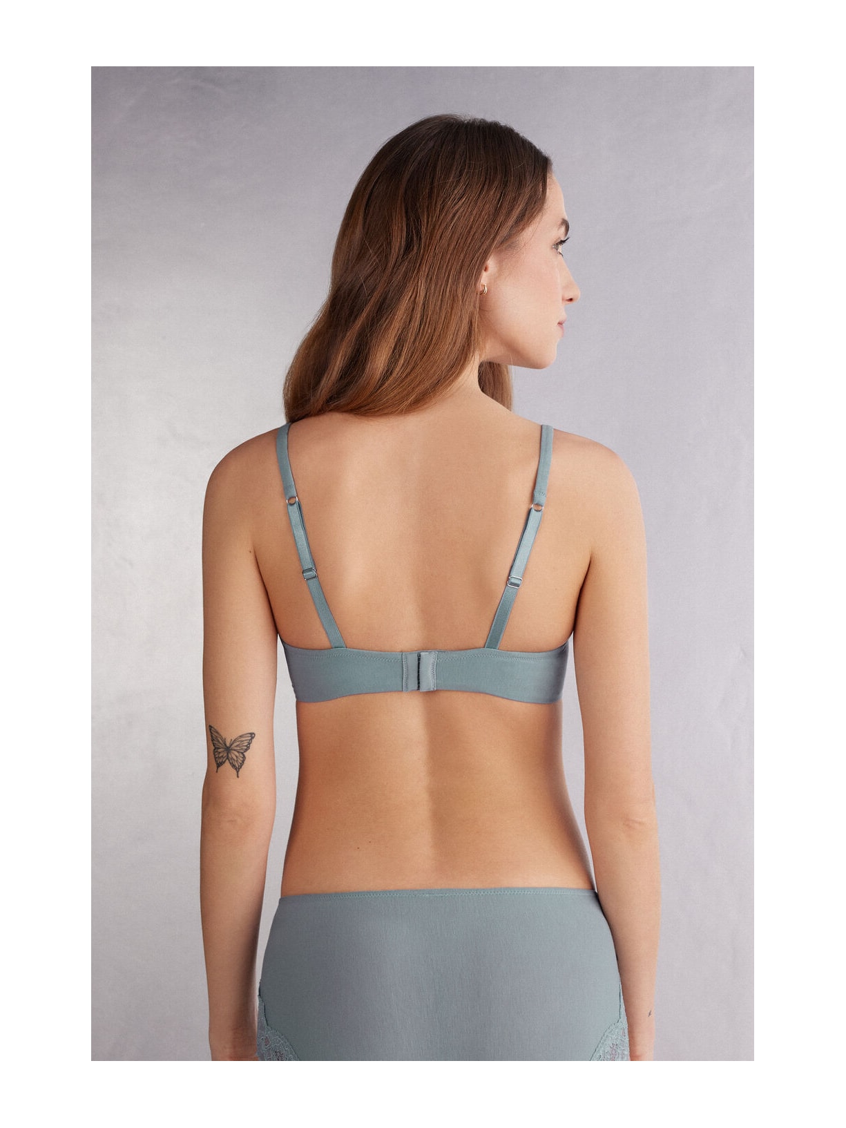 Sutiã Balconette Francesca Embrace Simplicity Azul Intimissimi