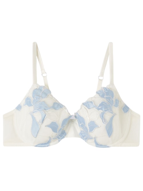 Sutiã Balconette Francesca Eternal Flowers - Branco