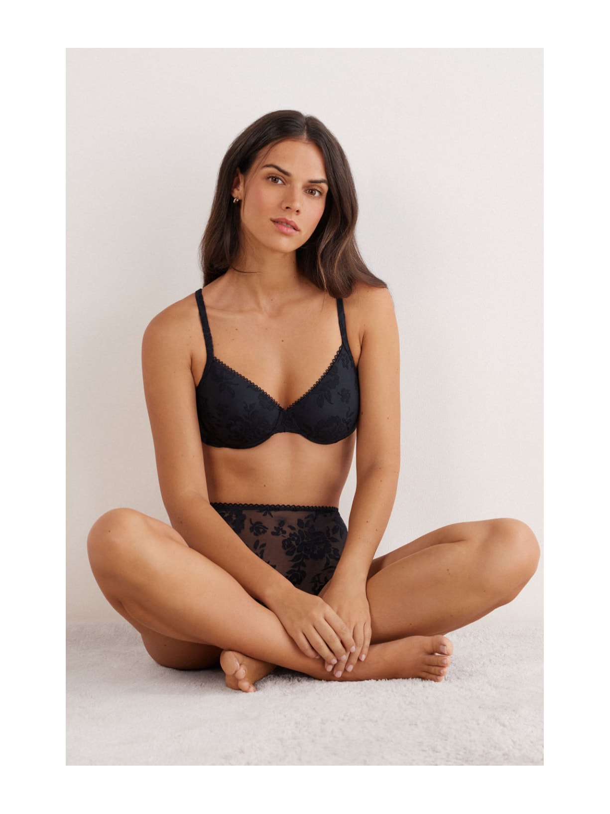 Sutiã Balconette Francesca Softer Than a Kiss Preto Intimissimi