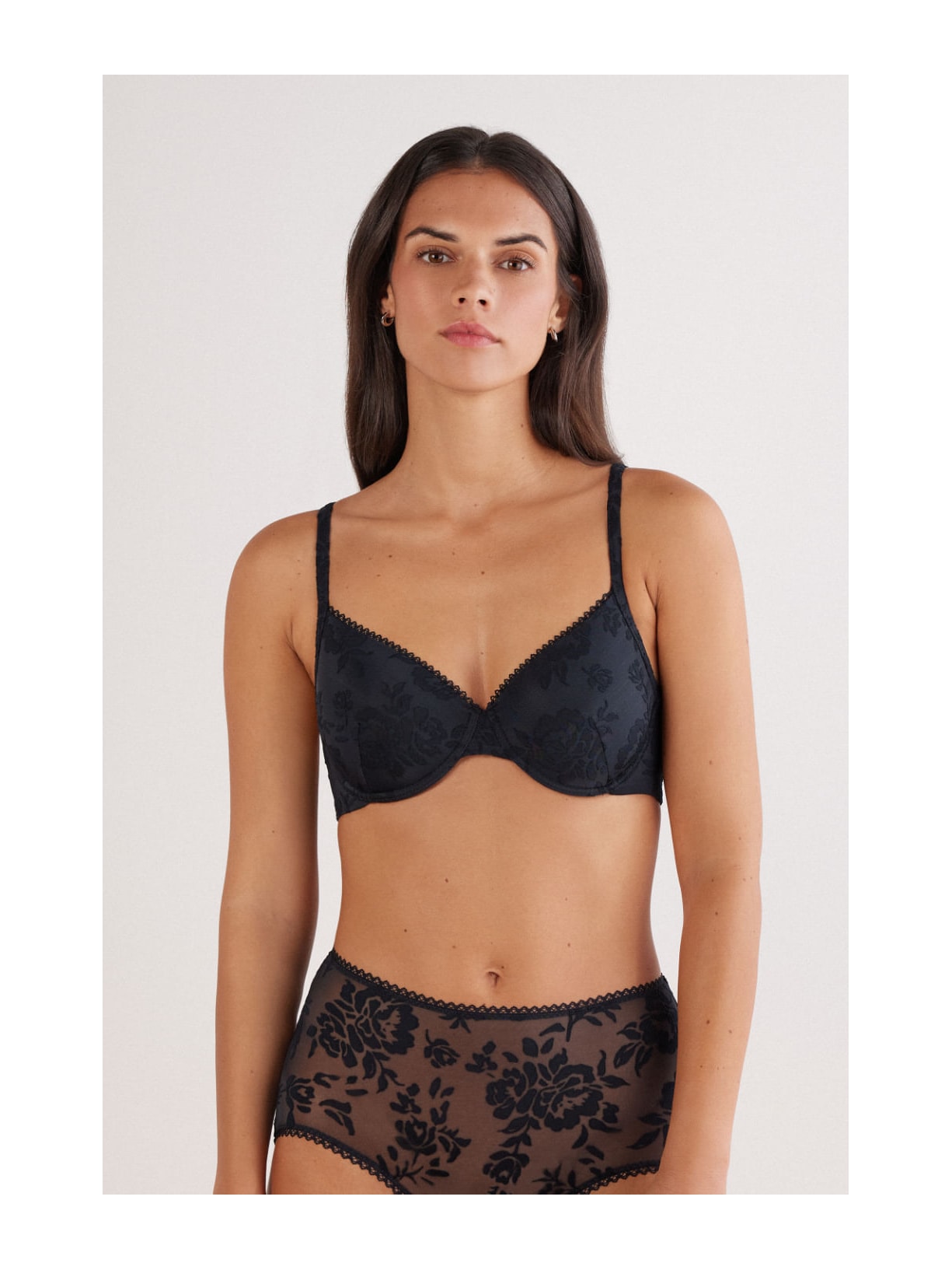 Sutiã Balconette Francesca Softer Than a Kiss Preto Intimissimi