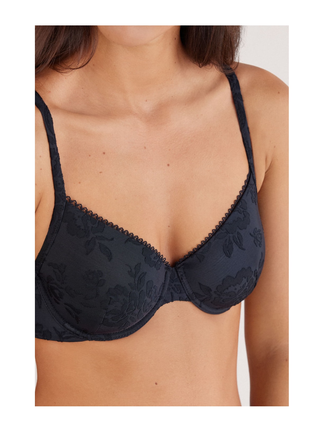 Sutiã Balconette Francesca Softer Than a Kiss Preto Intimissimi