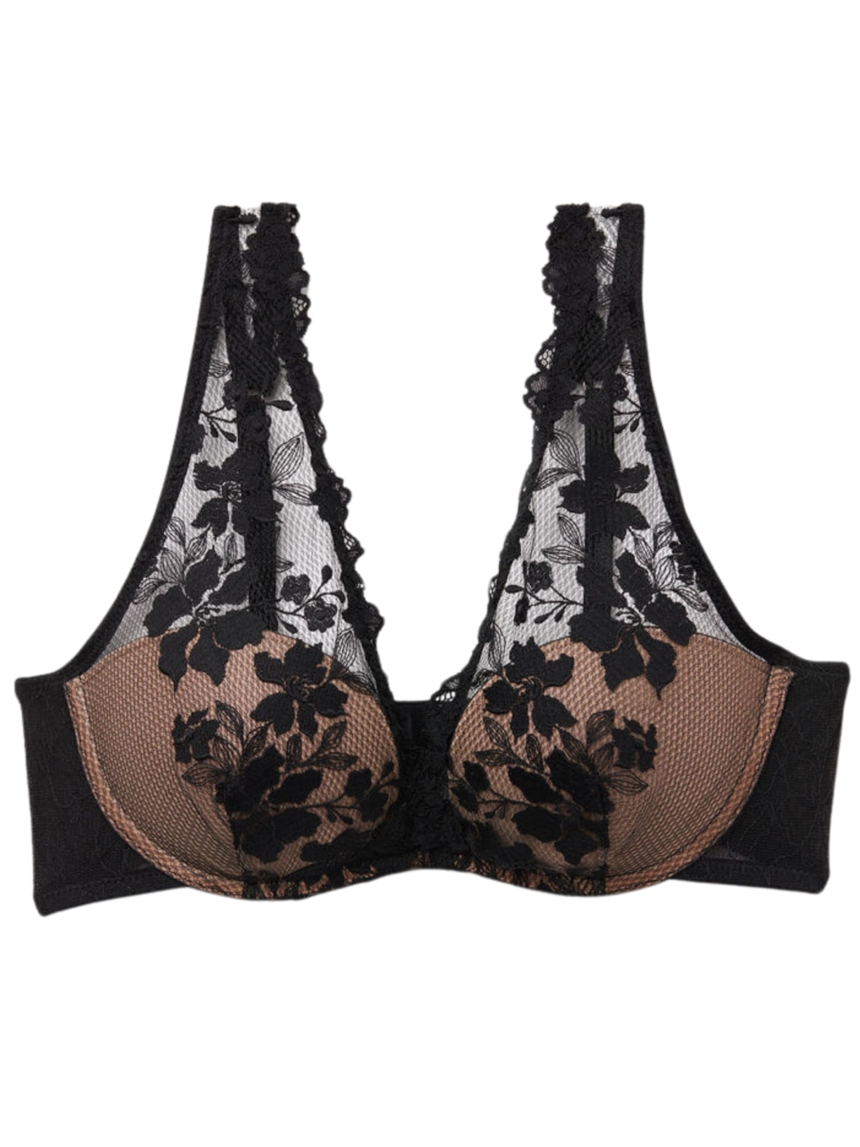 Sutiã Balconette Giorgia In Full Bloom - Preto