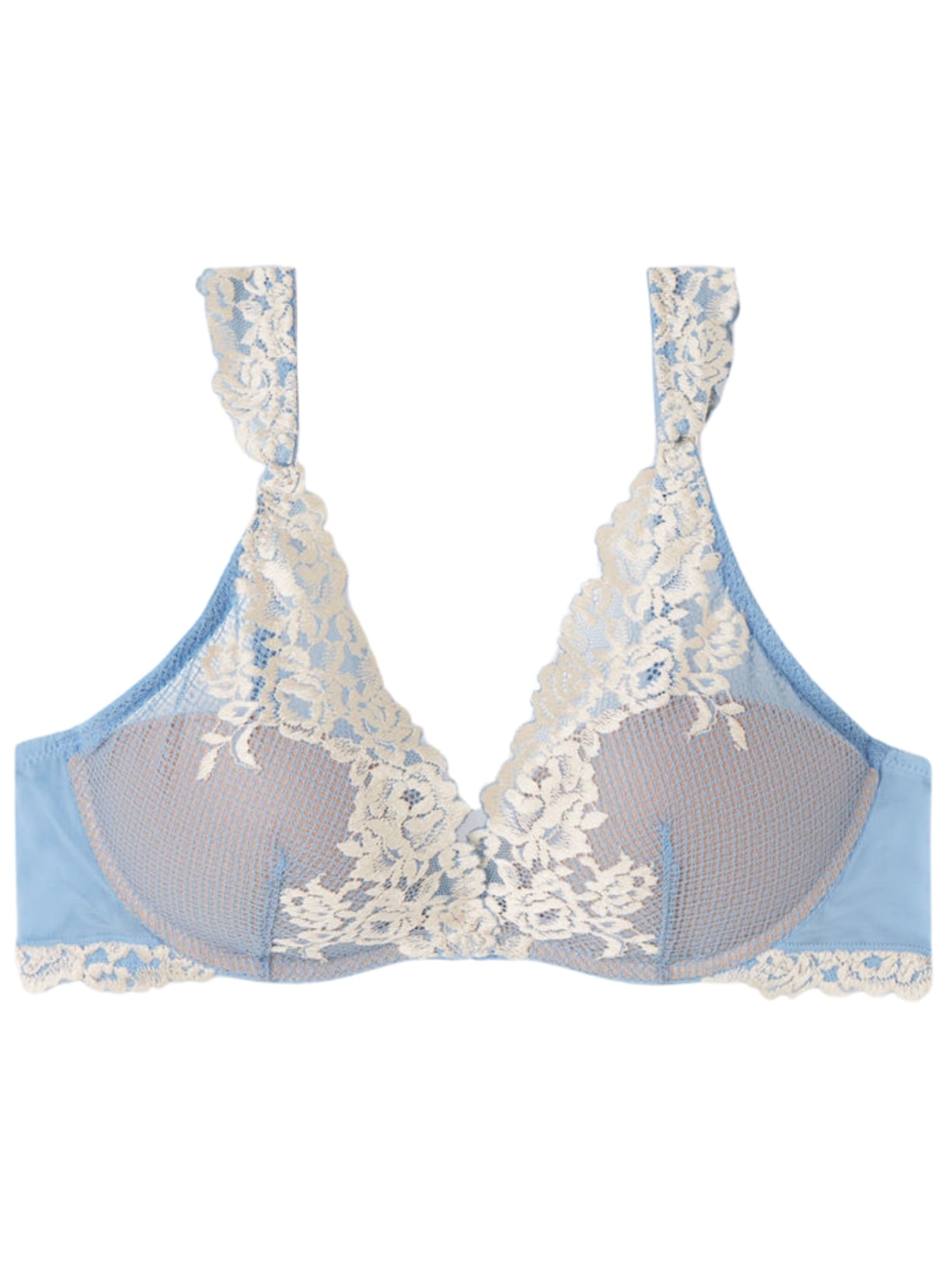 Sutiã Balconette Giorgia Pretty Flowers - Azul