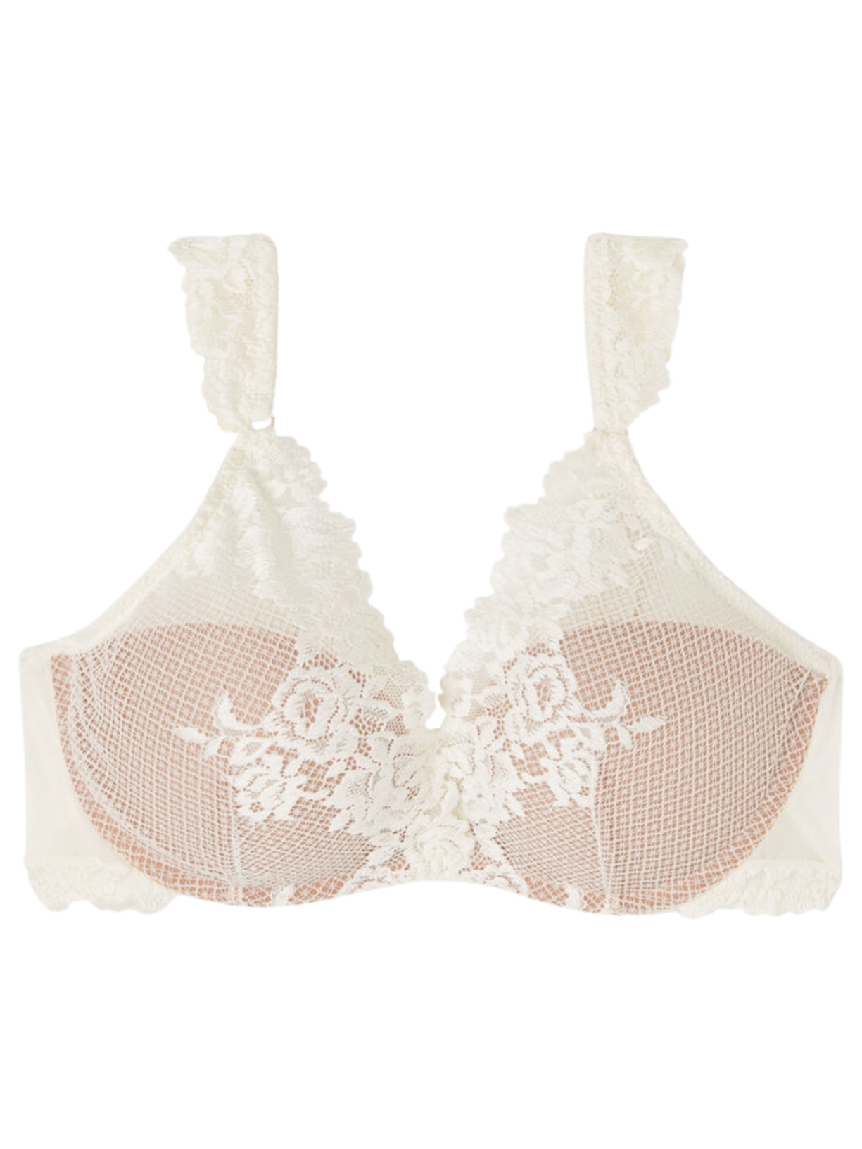 Sutiã Balconette Giorgia Pretty Flowers - Marfim