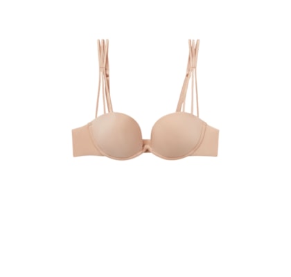 Sutiã Balconette Ilenia Em Microfibra Ultralight - Bege