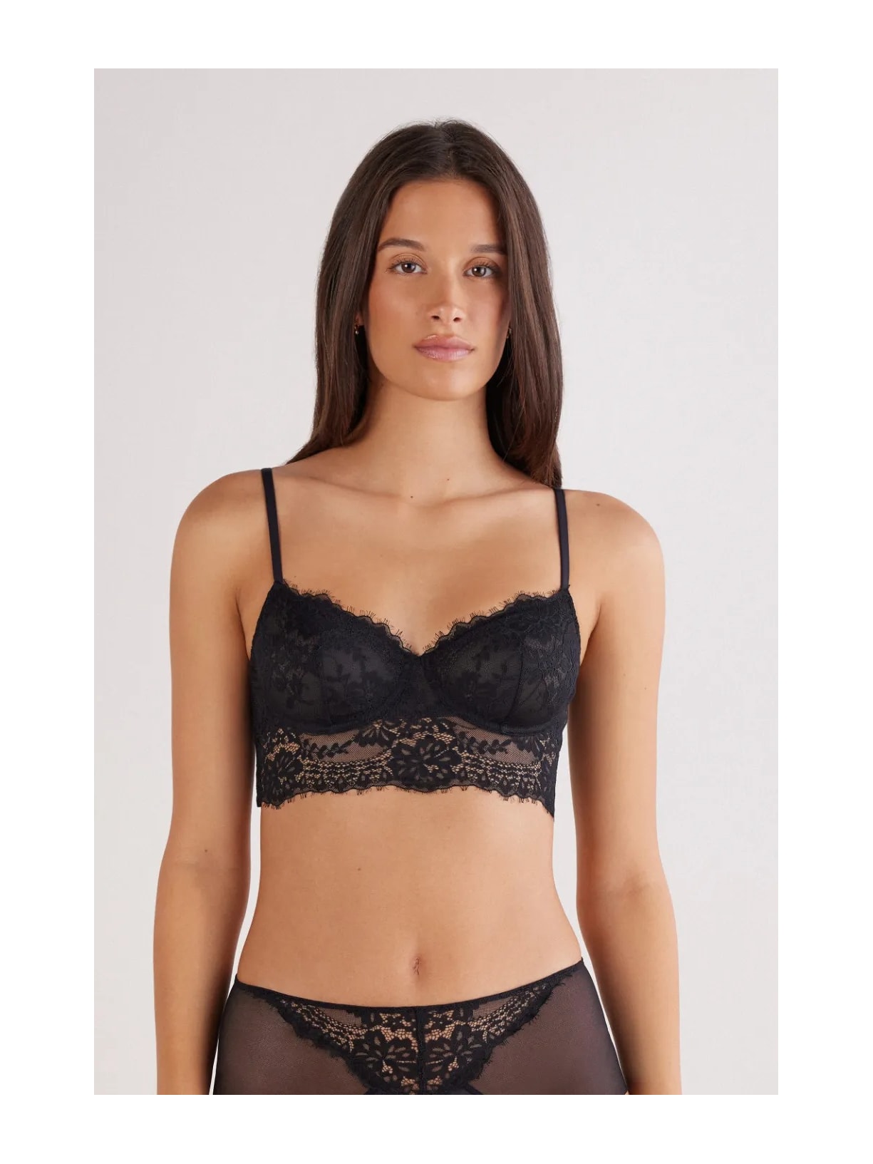 Sutiã Balconette Sheer Glamour Preto Intimissimi