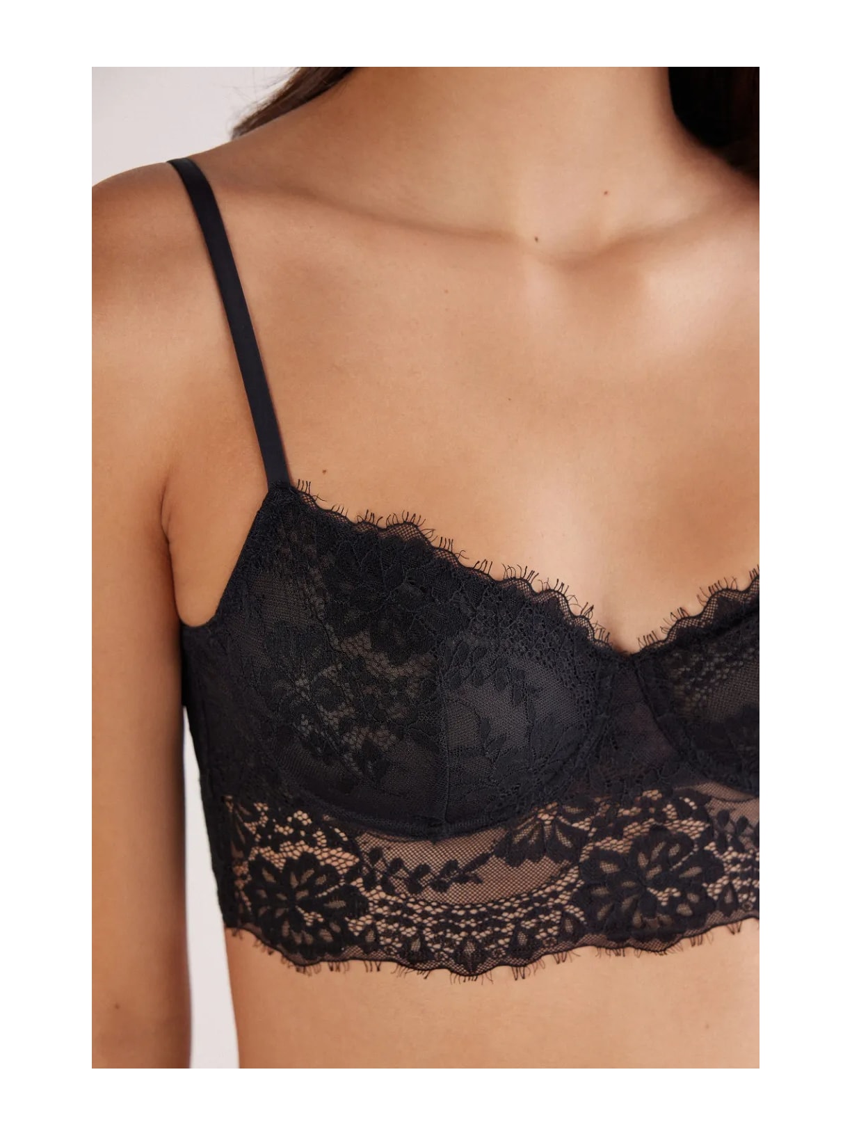 Sutiã Balconette Sheer Glamour Preto Intimissimi