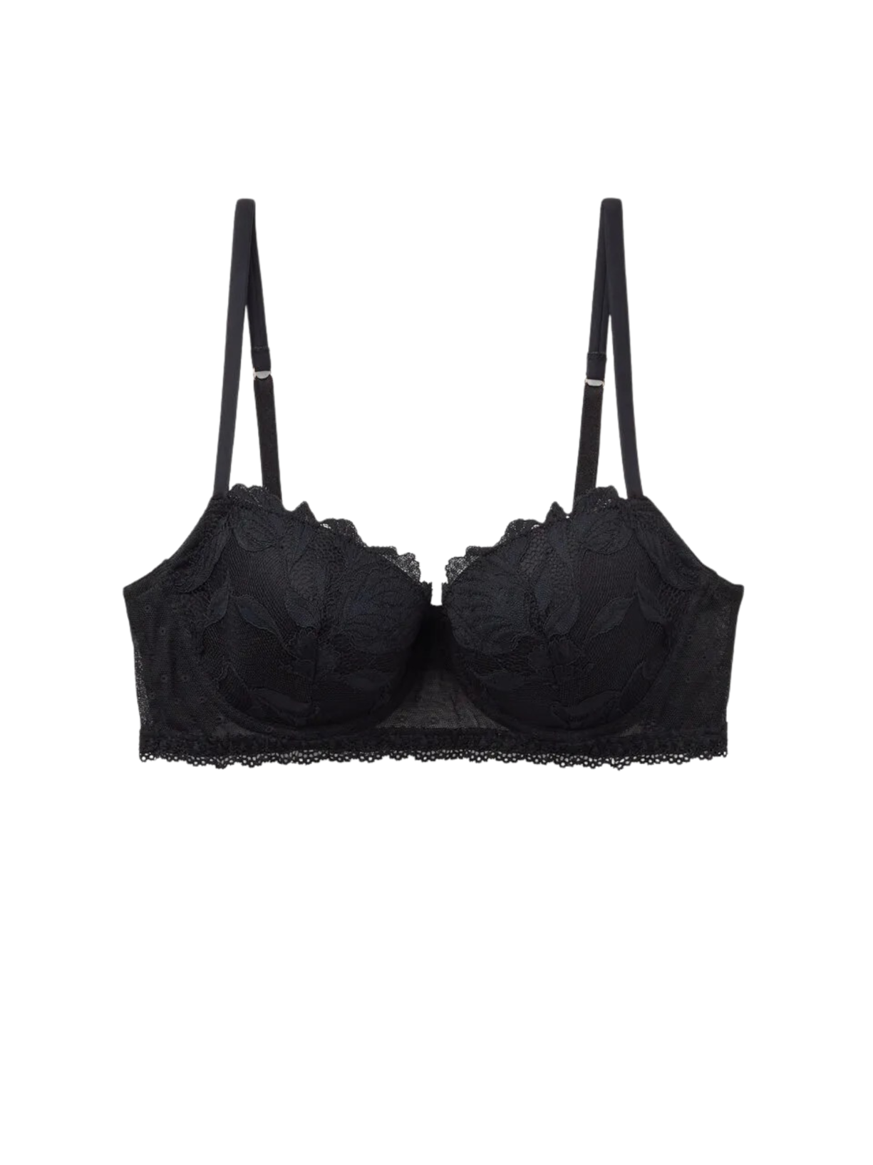 Sutiã Balconette Sofia All About Flowers Preto Intimissimi