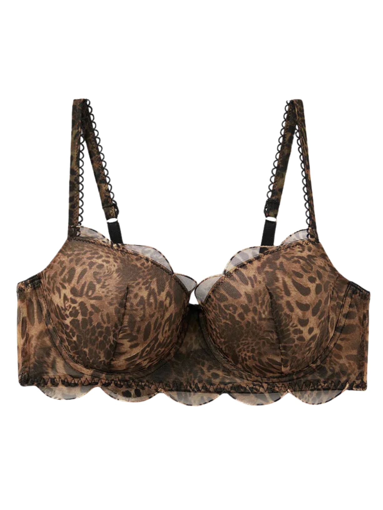 Sutiã Balconette Sofia Animal Print Always Glamorous - Marrom