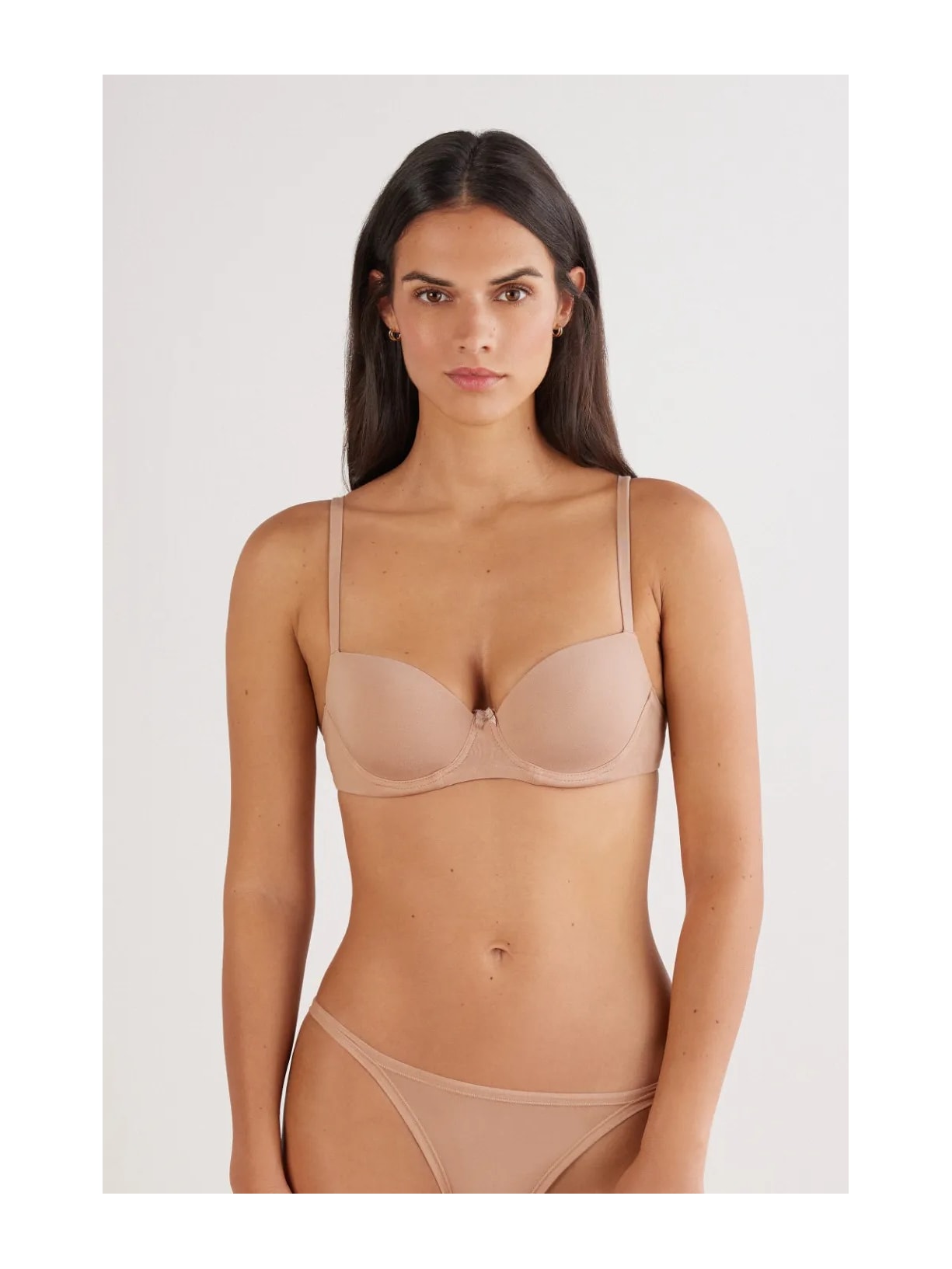 Sutiã Balconette Sofia Em Algodão Ultralight Bege Intimissimi