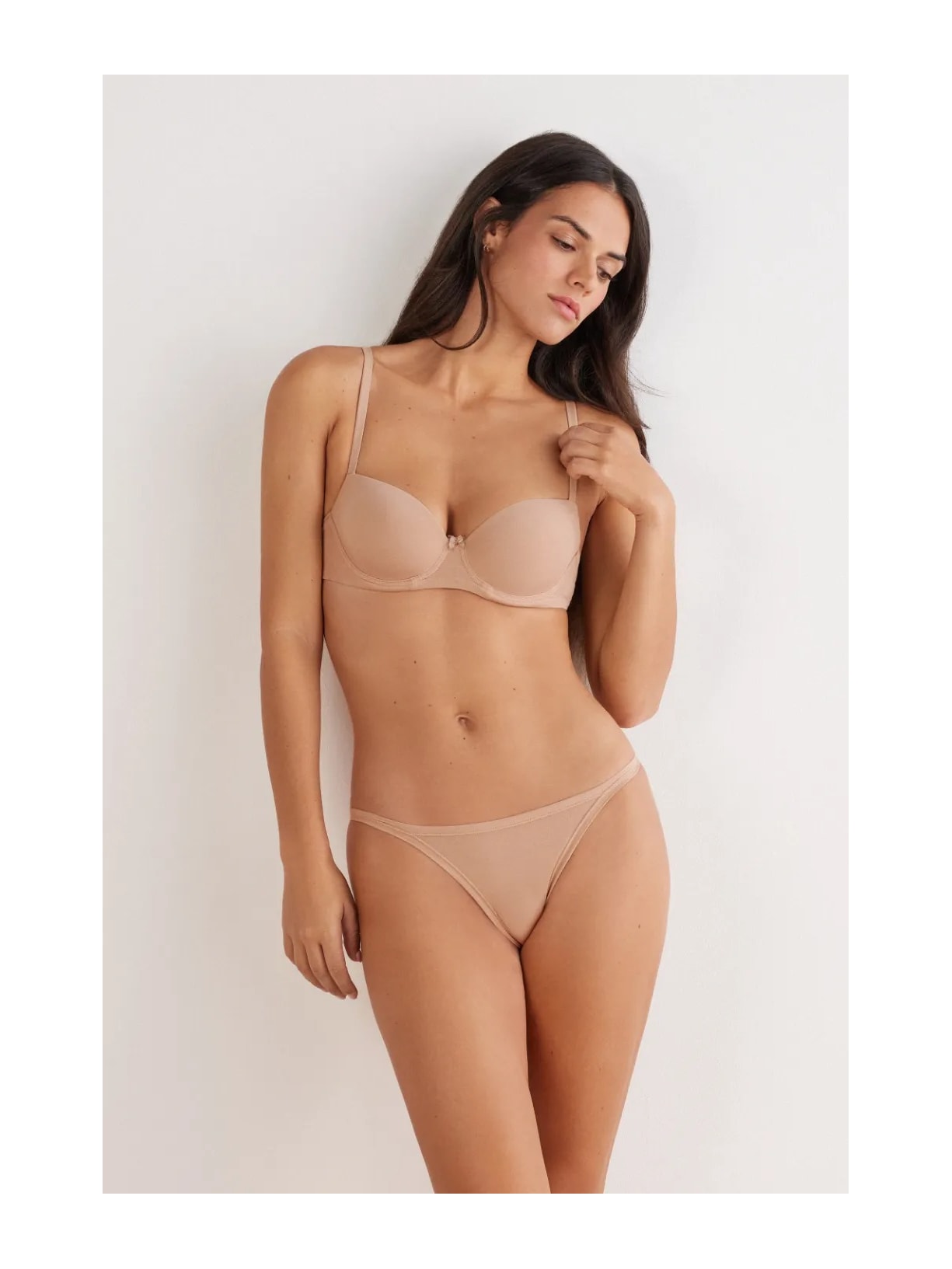 Sutiã Balconette Sofia Em Algodão Ultralight Bege Intimissimi