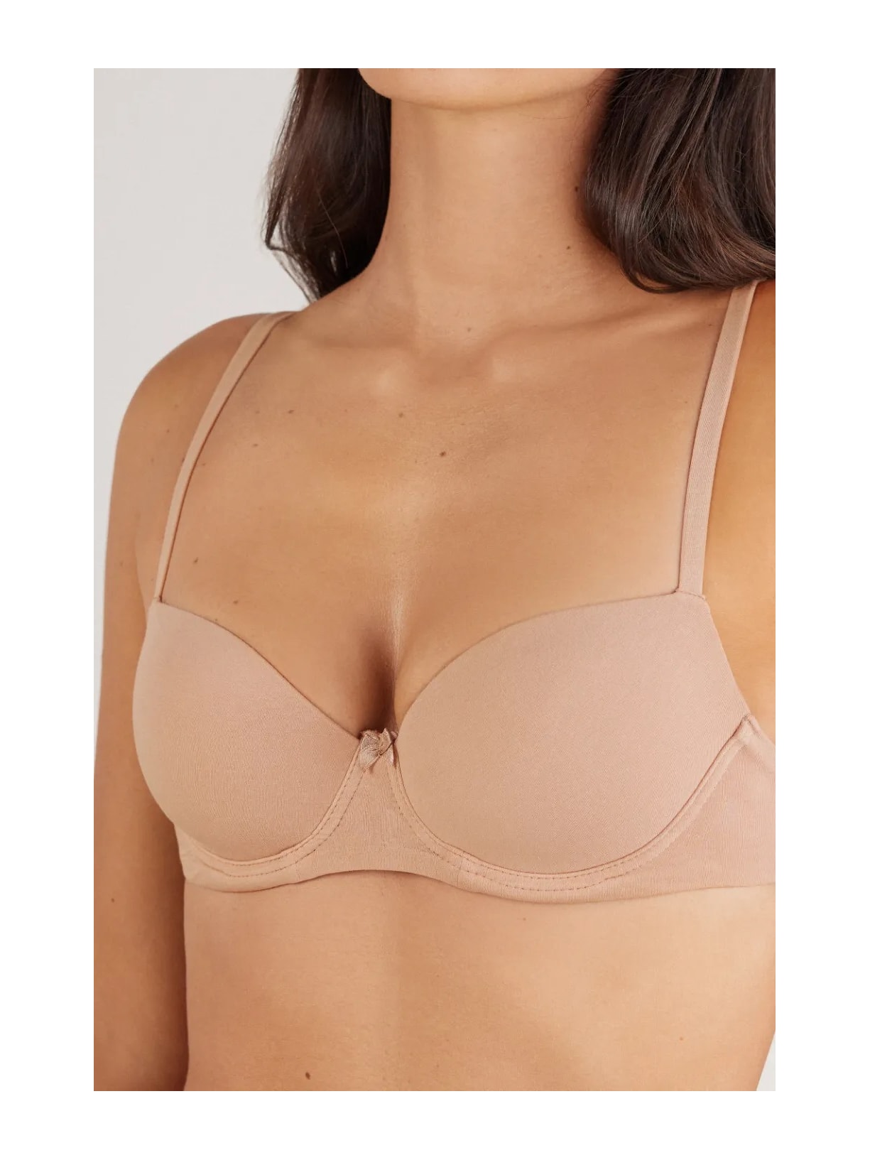 Sutiã Balconette Sofia Em Algodão Ultralight Bege Intimissimi