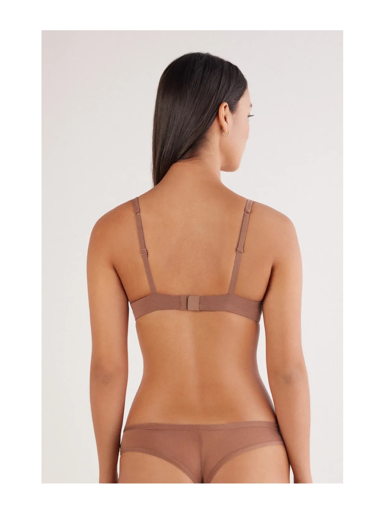 Sutiã Balconette Sofia Em Algodão Ultralight Marrom Intimissimi