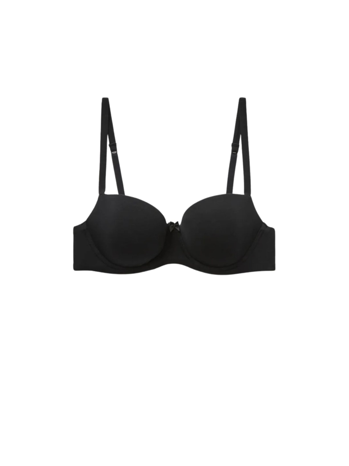 Sutiã Balconette Sofia Em Algodão Ultralight - Preto