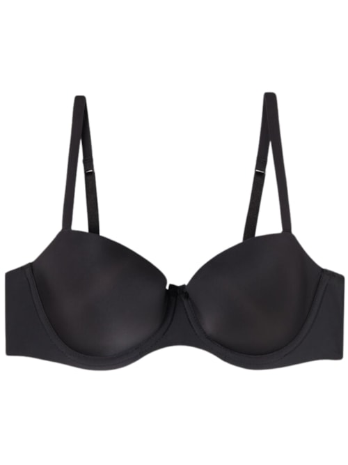 Sutiã Balconette Sofia Em Microfibra Ultralight - Preto